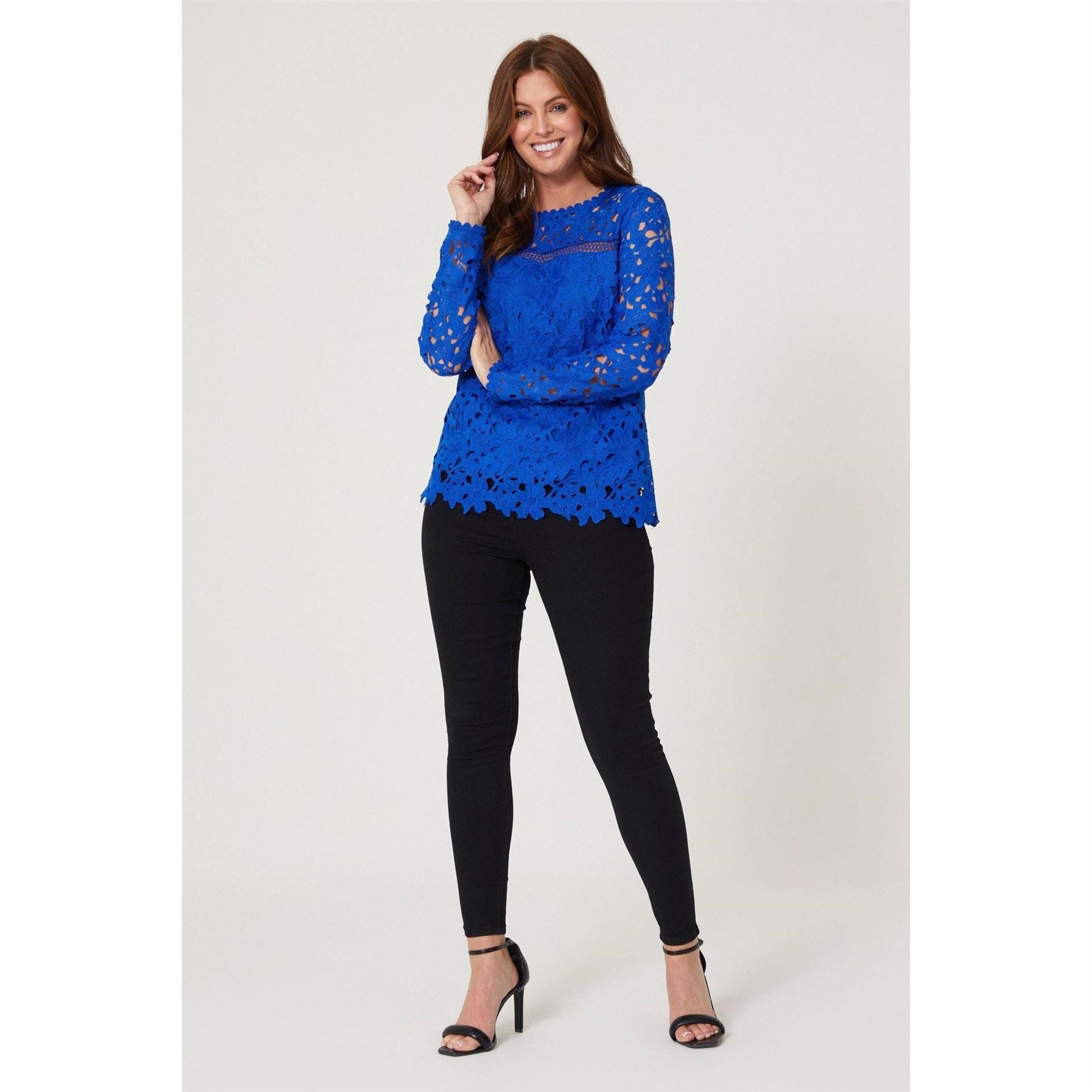 Be You Long Sleeve Lace Top