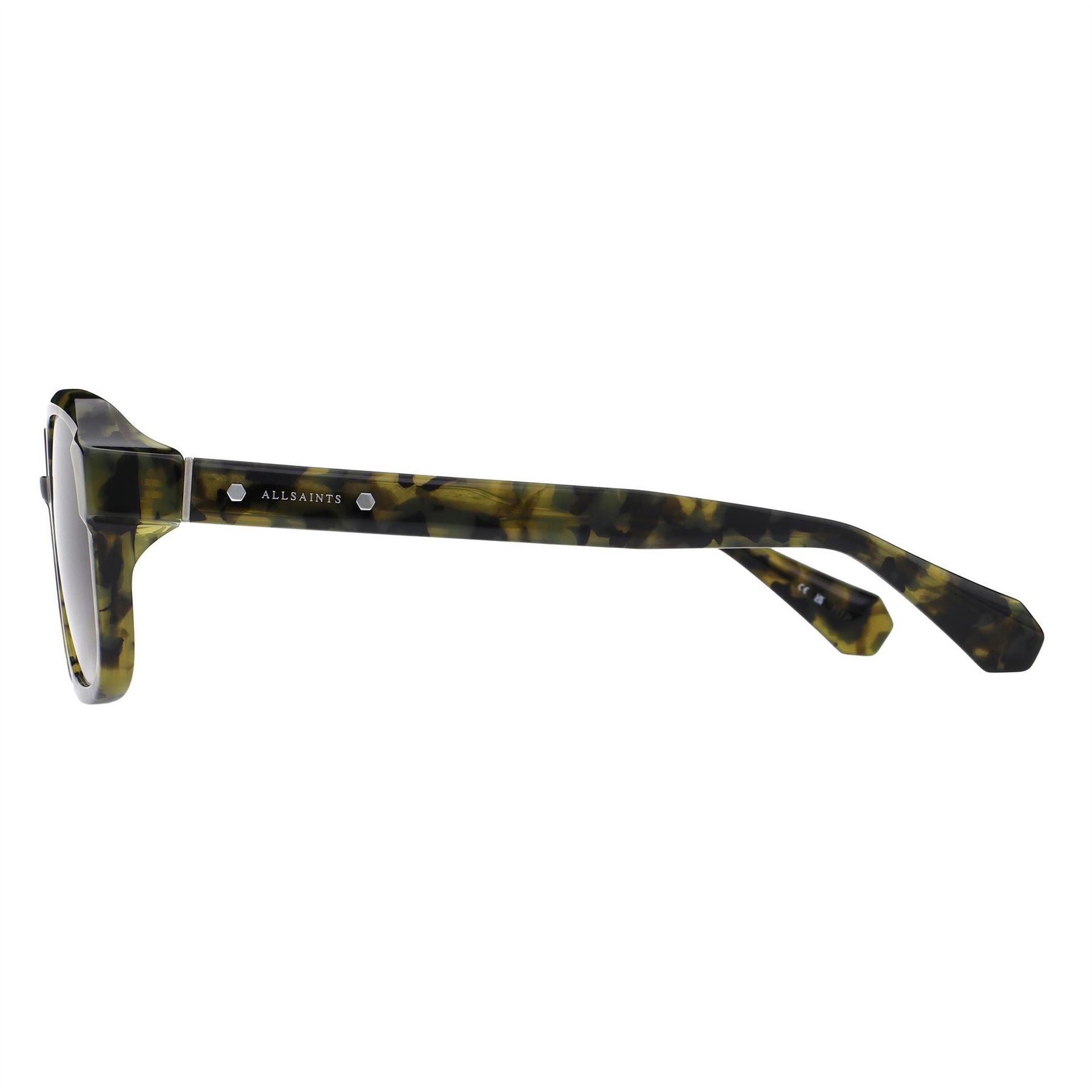 AllSaints Enzo Rectangle Double Bridge Sunglasses