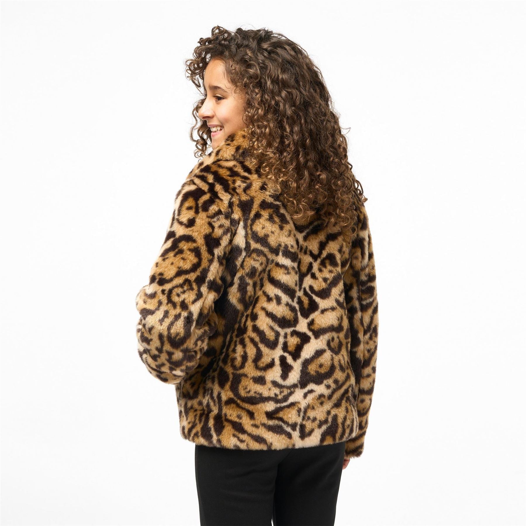 Biba Girls Faux Fur Jacket