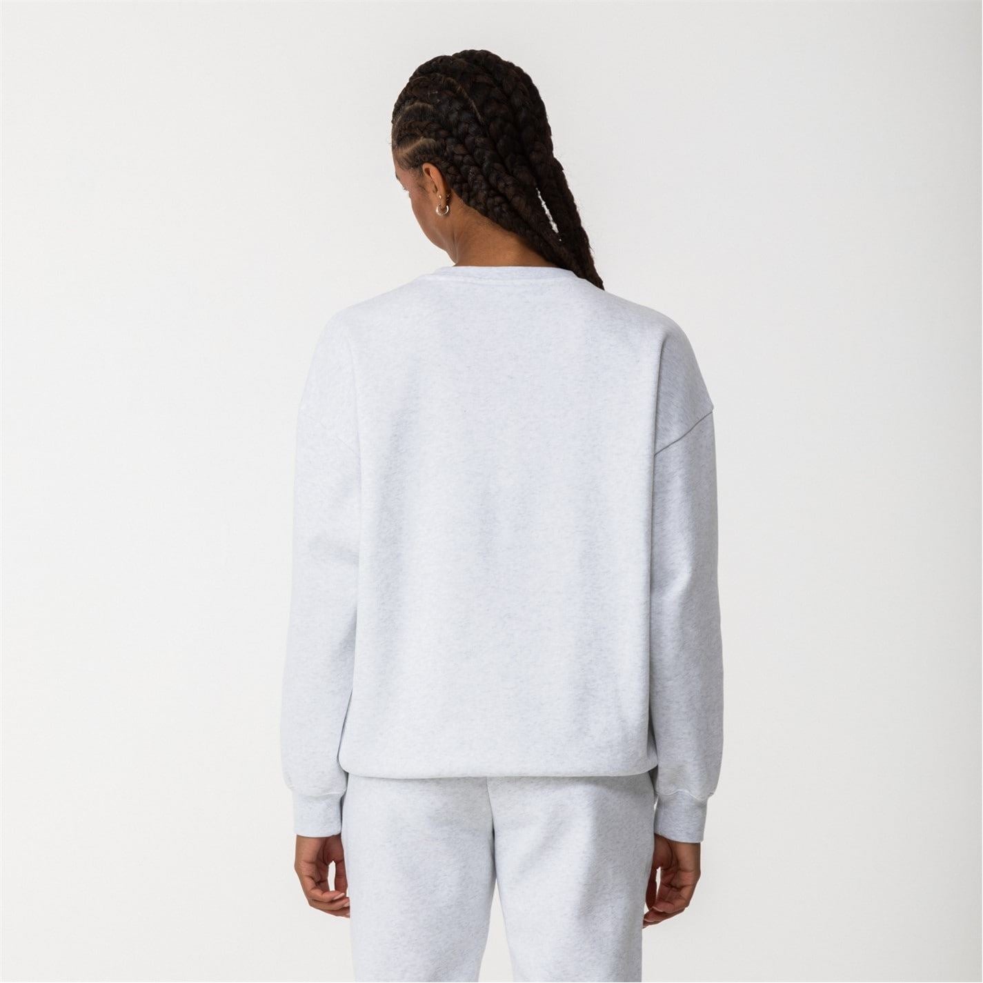 Puma Womens Ess Oversized Crew Fl Sweatshirt