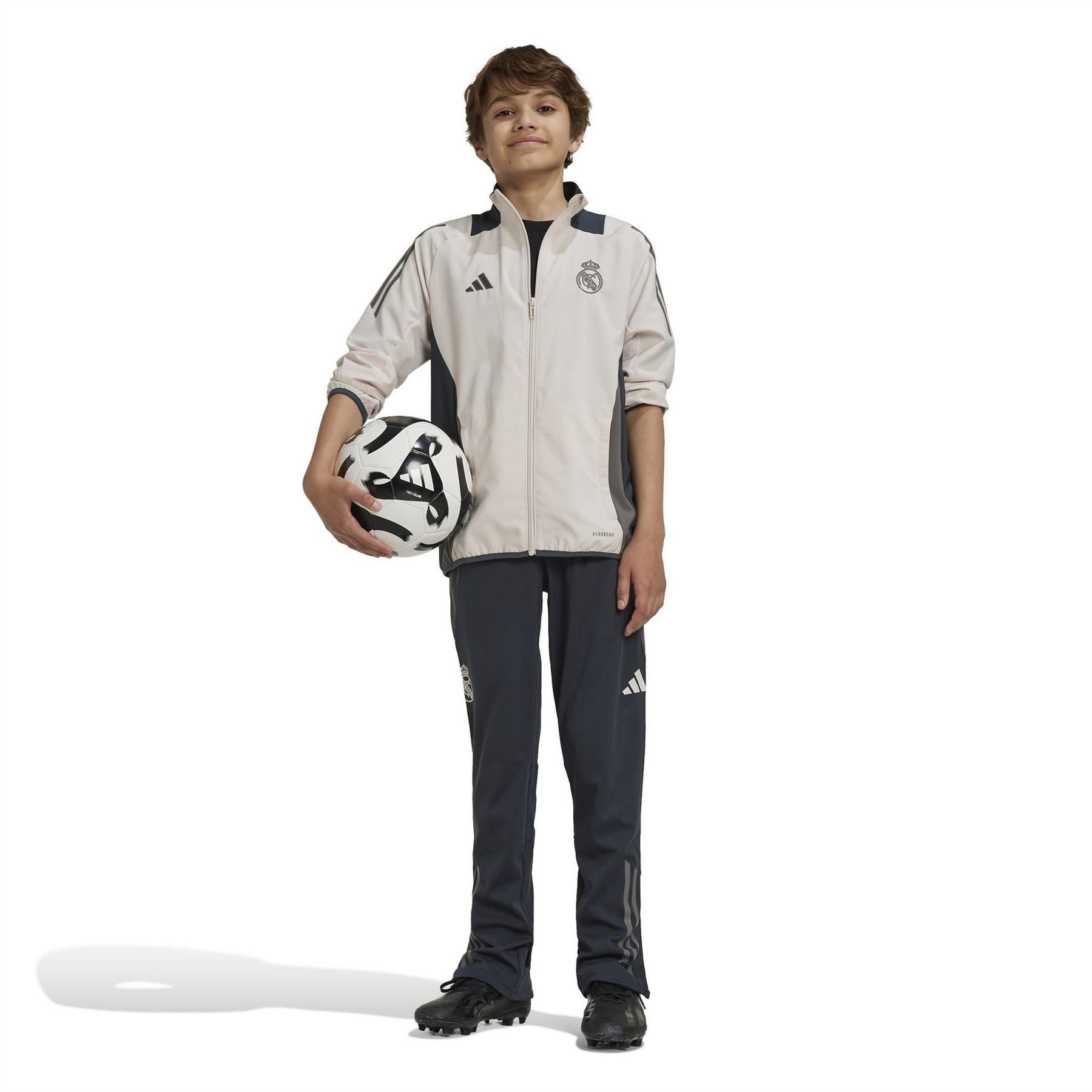 adidas Kids Funnel Neck Raglan Sleeve Jersey Athletic Top