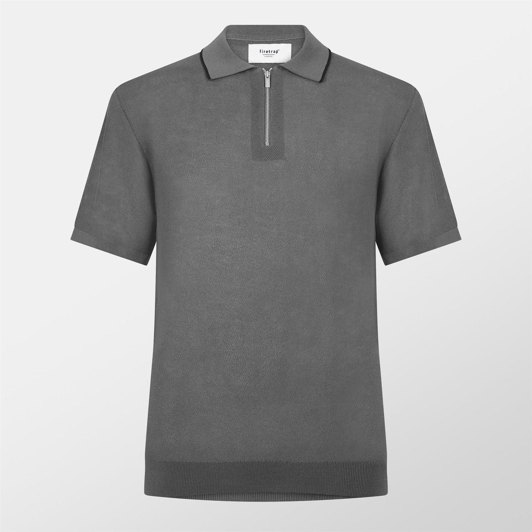 Firetrap Collared Neck Short Sleeve Regular Fit Polo Shirt