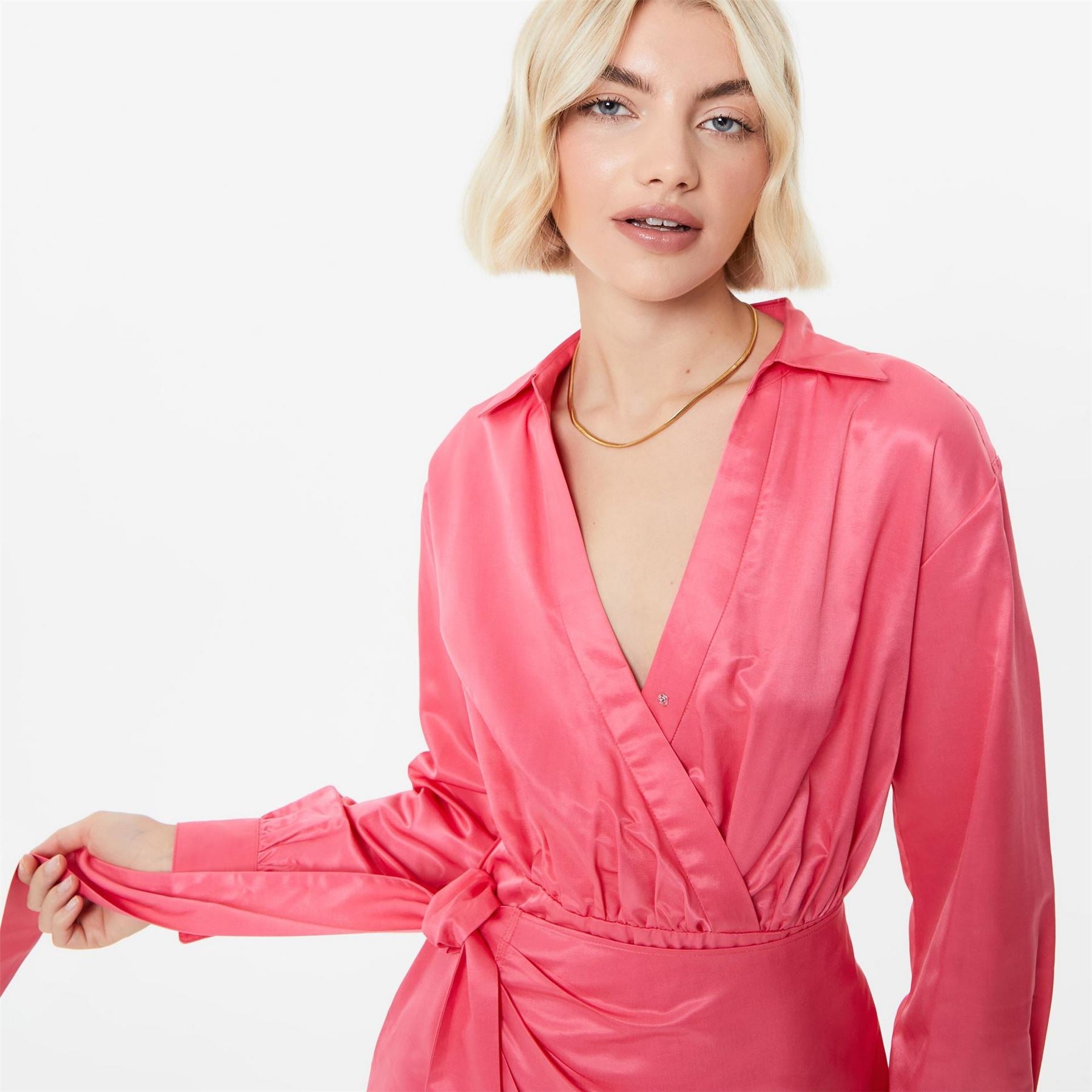 Jack Wills Draped Shirt Dress