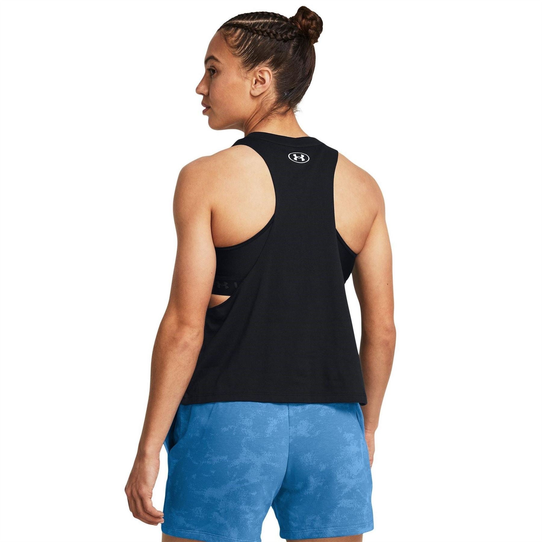 Under Armour Flame Graphic Cropped Relaxed Fit Tank