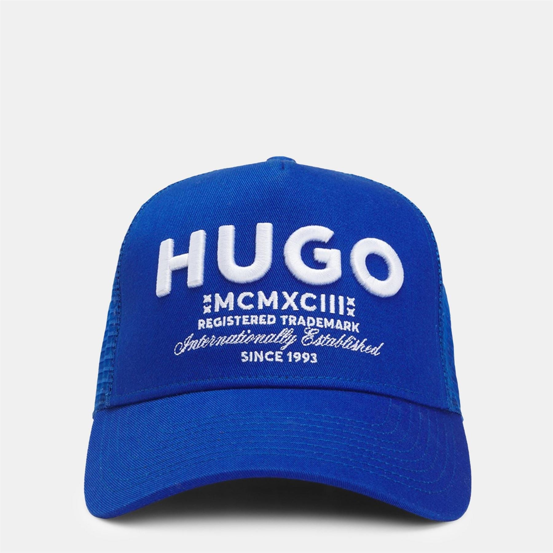 Hugo Lettering Pre Curved Brim Trucker Cap