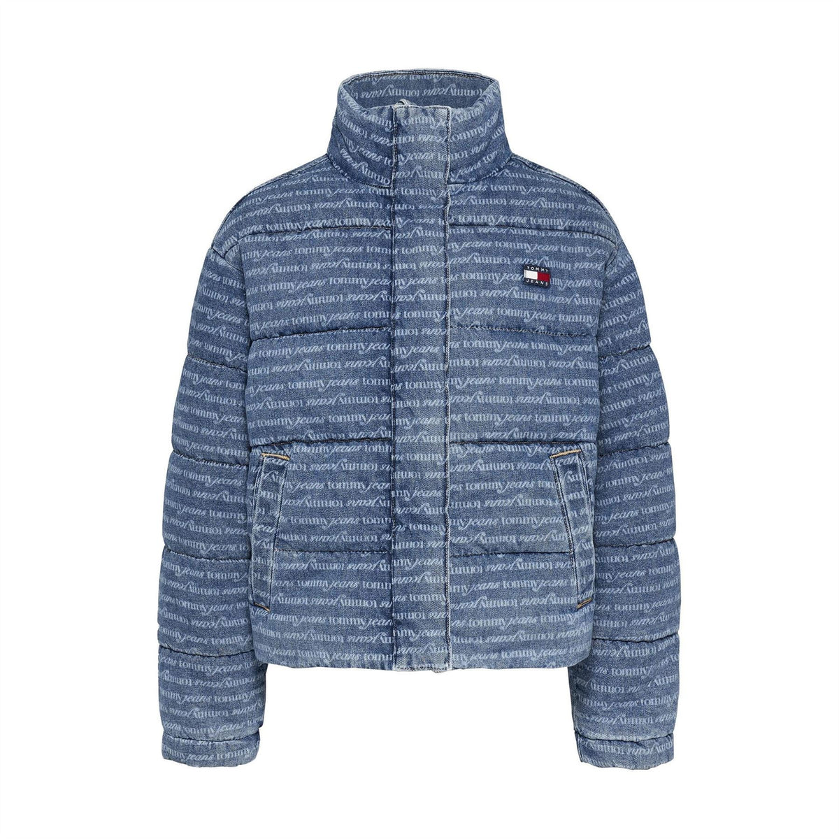 Tommy Jeans Quilted Cropped Short Puffer Jacket