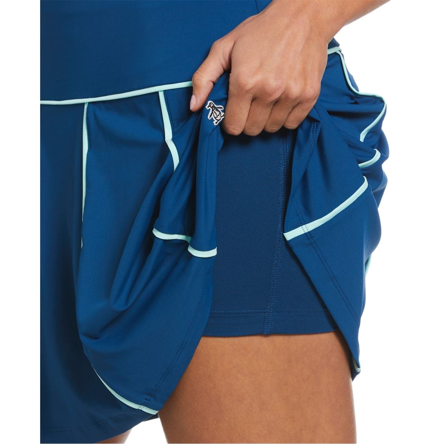 Original Penguin Multi Piped Pleated Skort