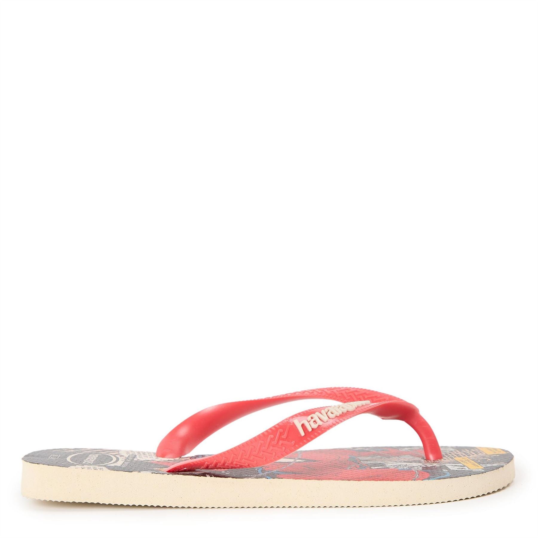 Havaianas Womens Hav. Top Marvel Classics Beige Stra Flip Flops