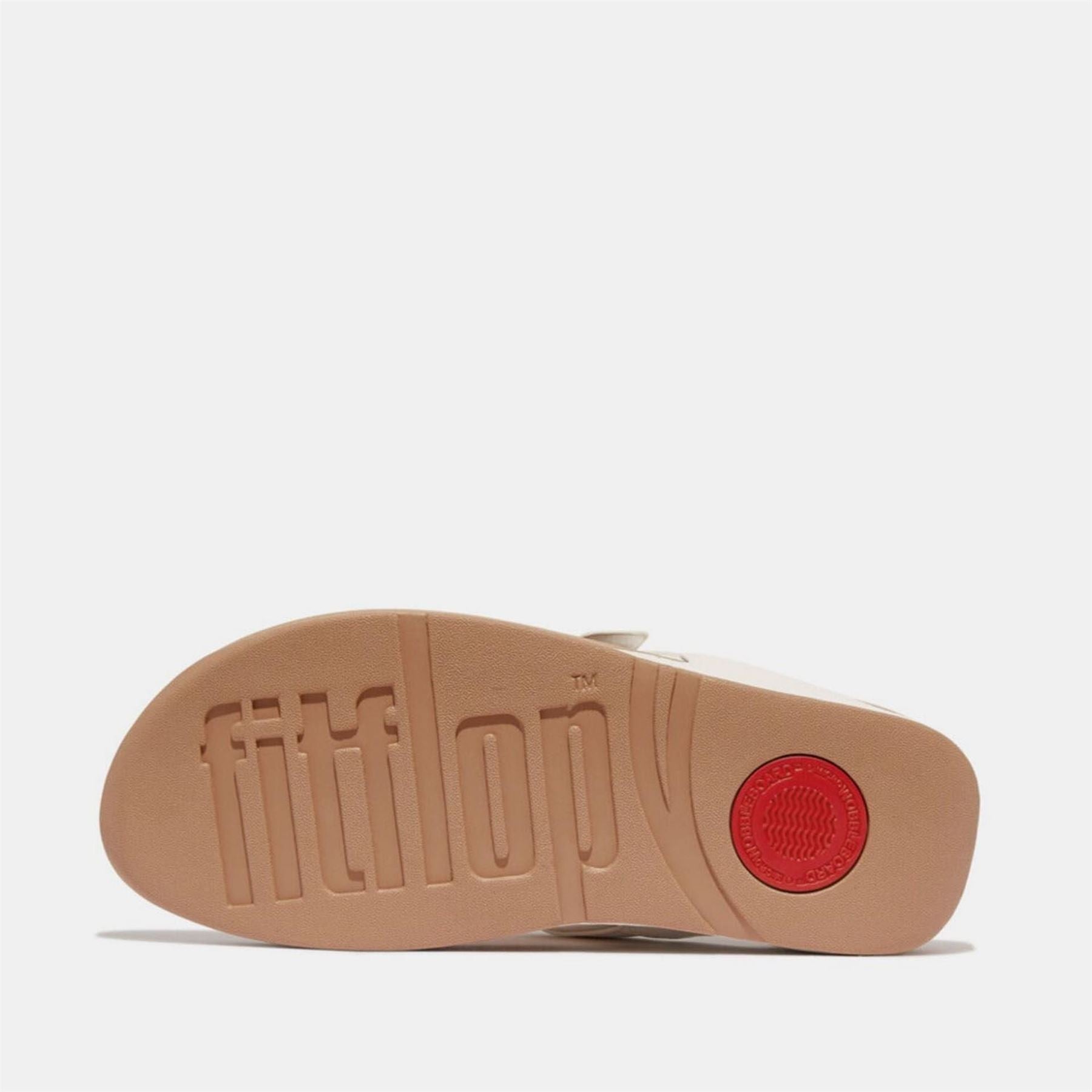 Fitflop Folded Knot Leather Toe Post Sandals