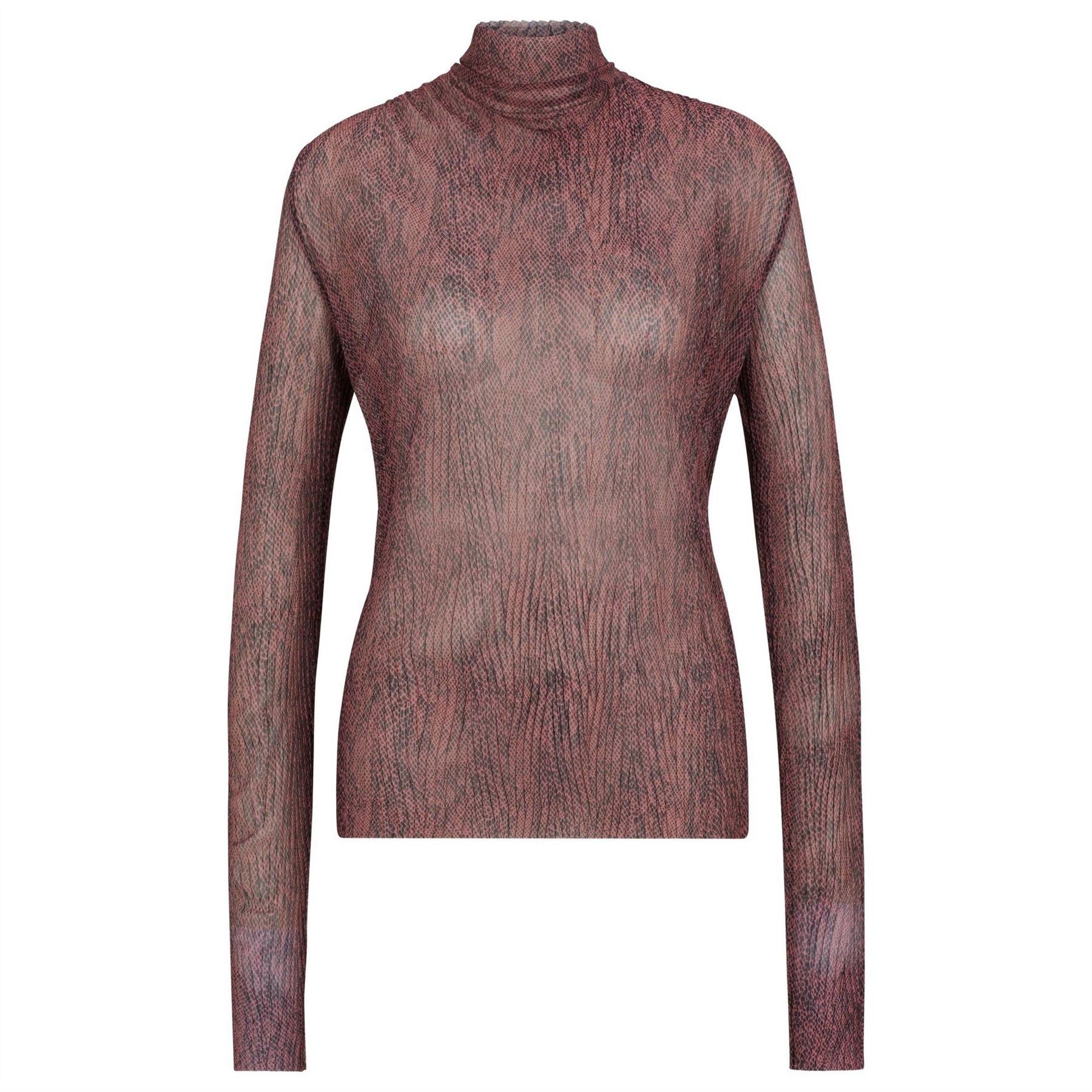 Boss Emata Mesh All Over Print Short Sleeve Polo Shirt