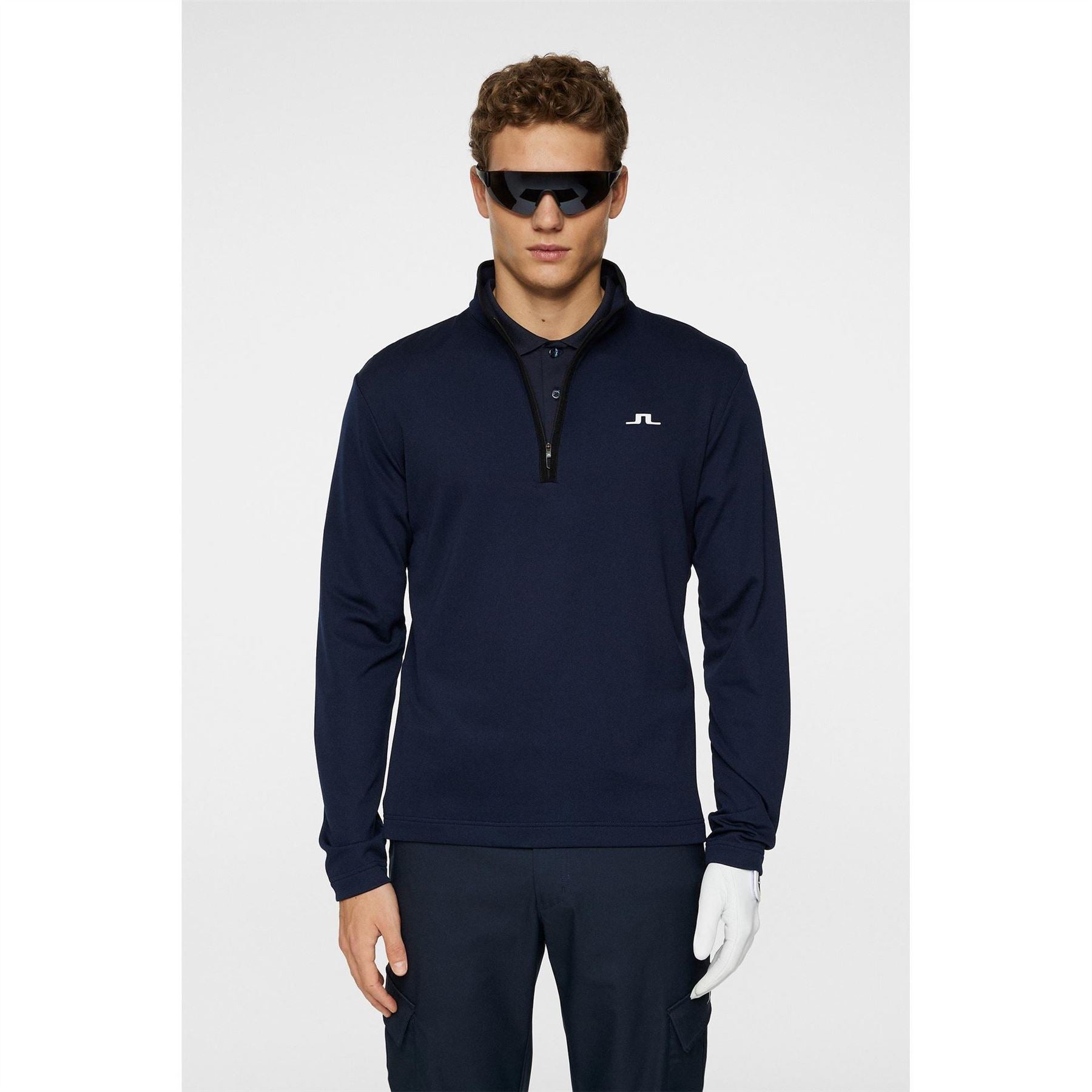 J Lindeberg Golf Half-Zip Regular Fit Long Sleeve Sweatshirt