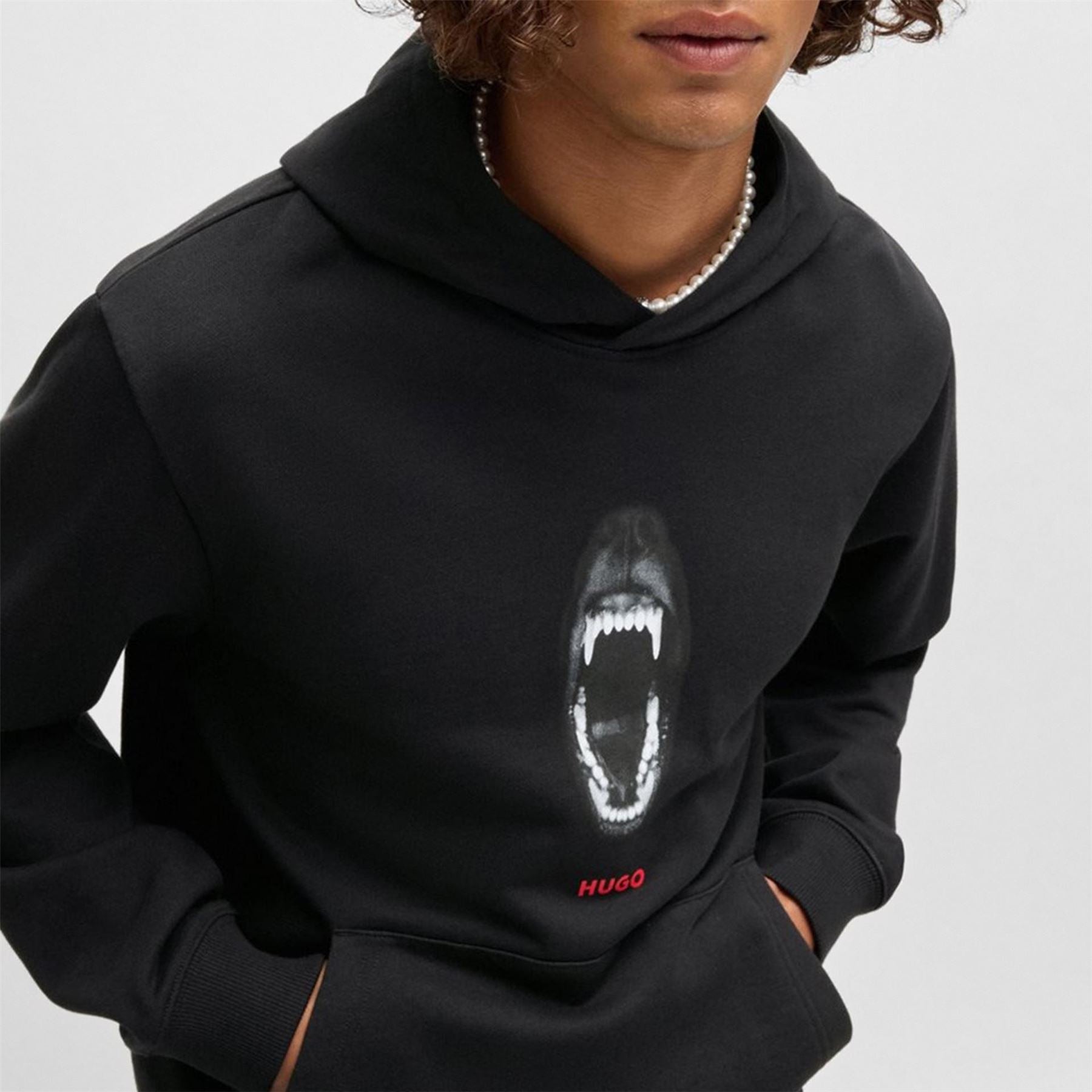 Hugo Hooded Large Genie Regular Fit Sweatshirt