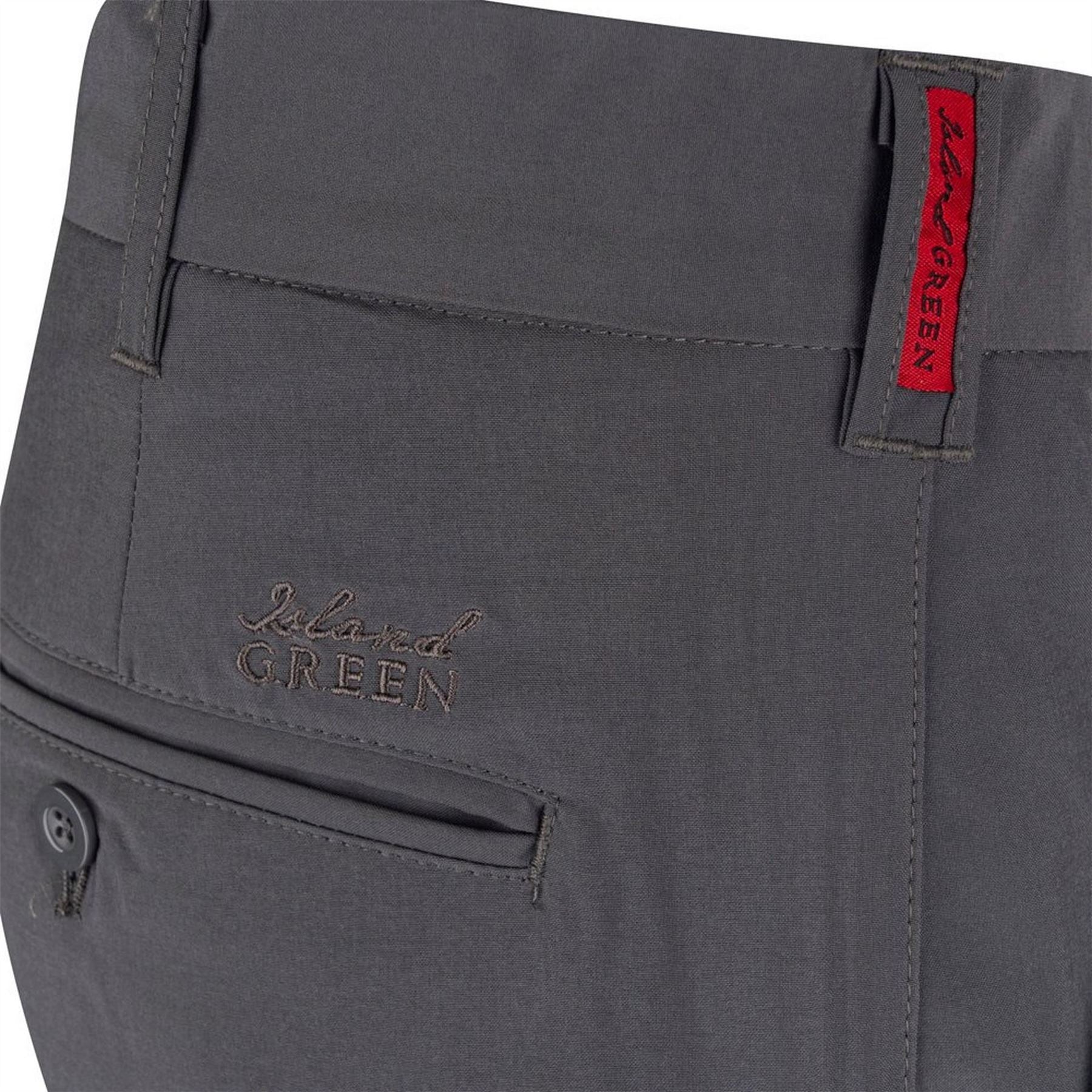 Island Green Mens Golf Stretch Tapered Trousers