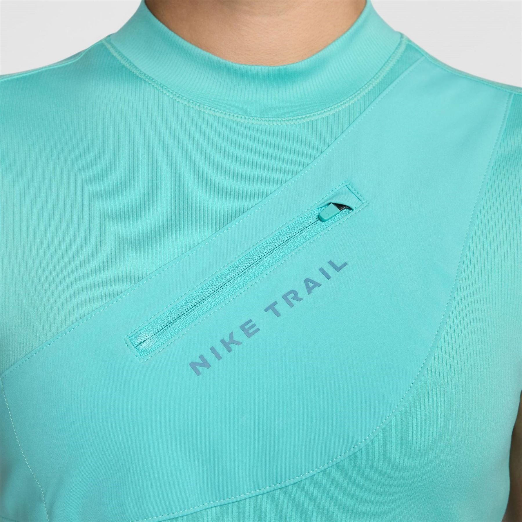 Nike Womens Trail Dri Fit Storage Running Tank Top Vest