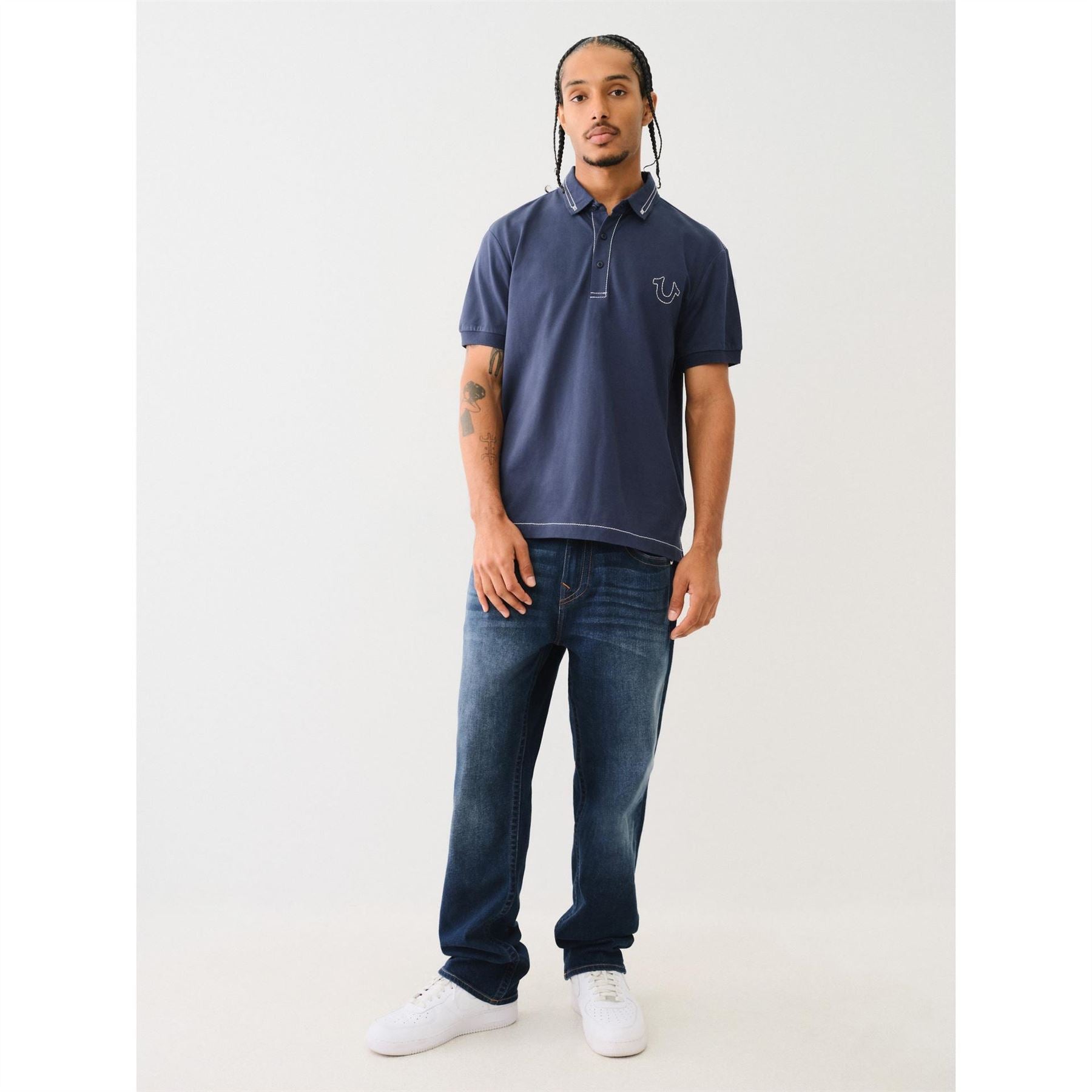 True Religion T Embroidered Polo Shirt