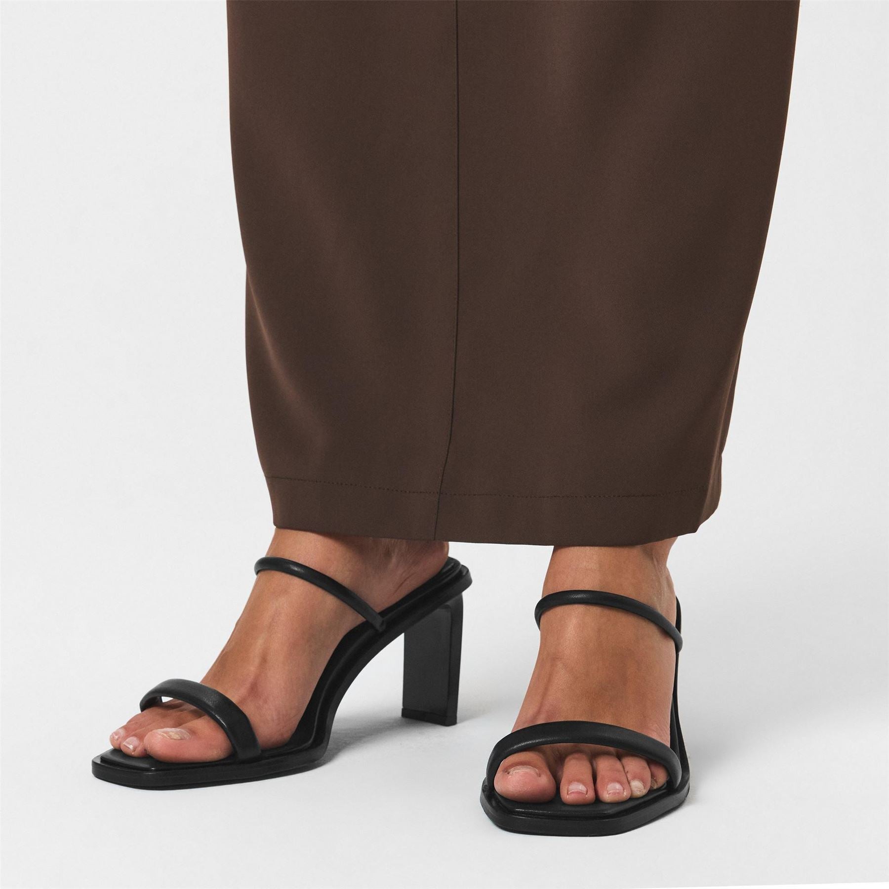 Calvin Klein L Heel Mule Slides