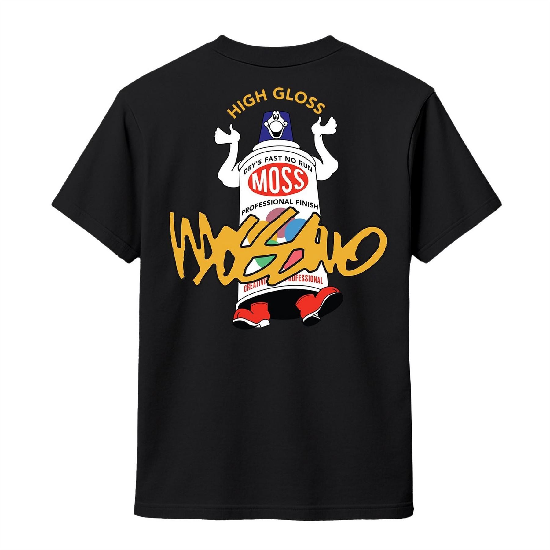 Mossimo High Gloss Graphic Crew Neck Ribbed Collar T-Shirt
