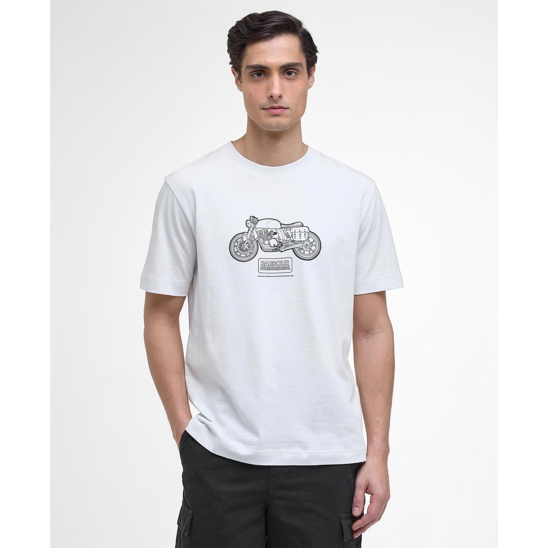 Barbour International Motorbike Graphic T-Shirt
