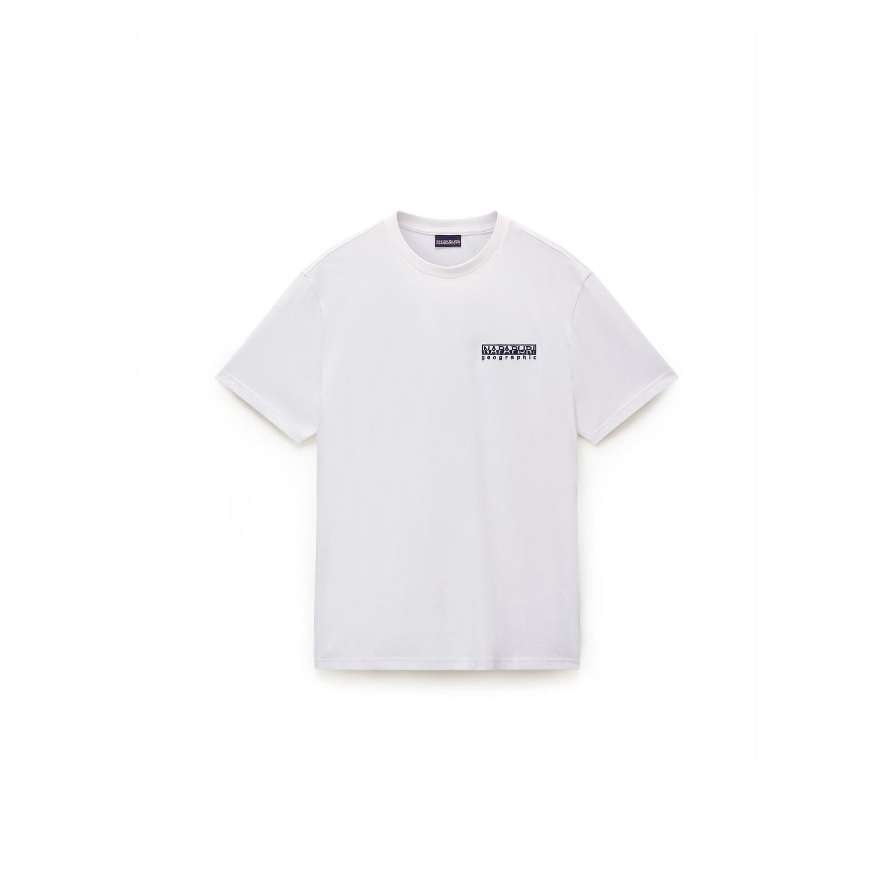 Napapijri Vignoni Geographic Print Regular Fit Crew Neck Short Sleeve T-Shirt