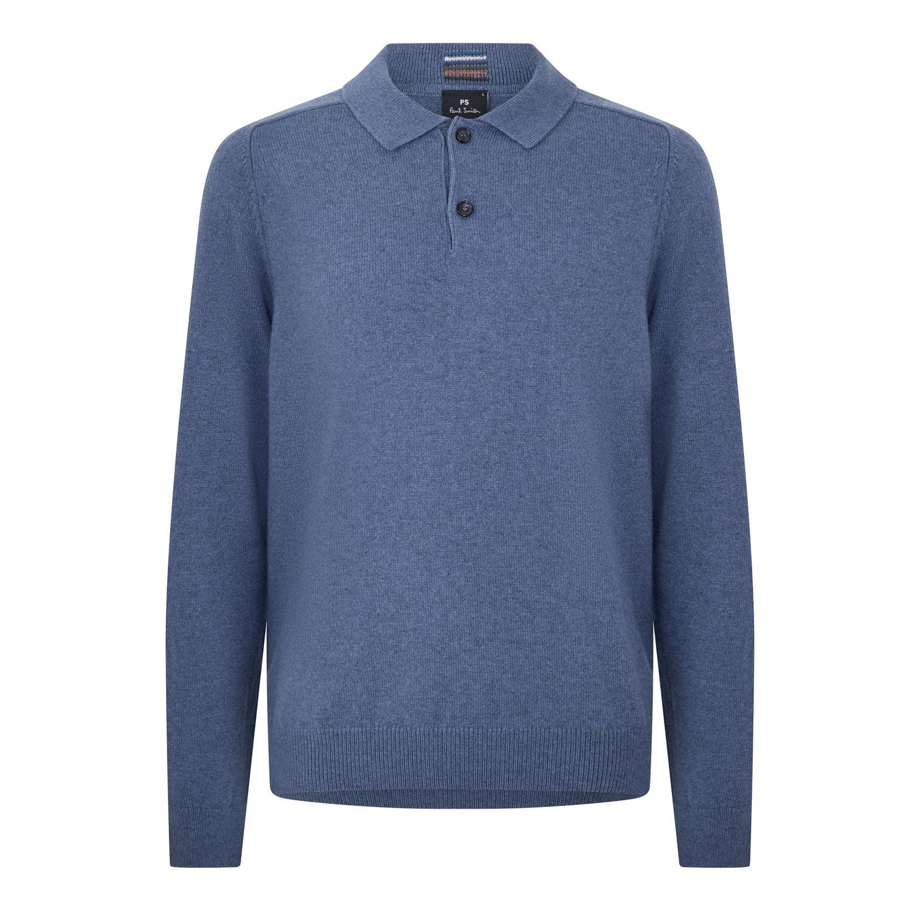 PS Paul Smith Wool Ls Knit Polo