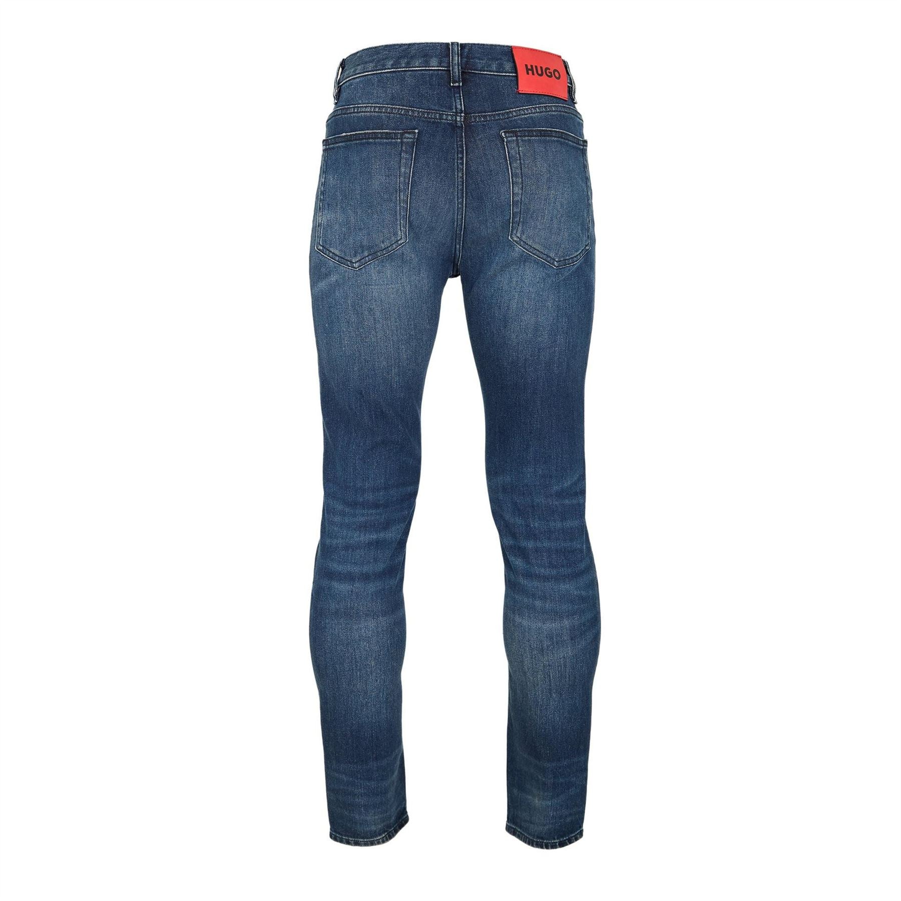Hugo Mid Rise Slim Fit Five Pocket Jeans
