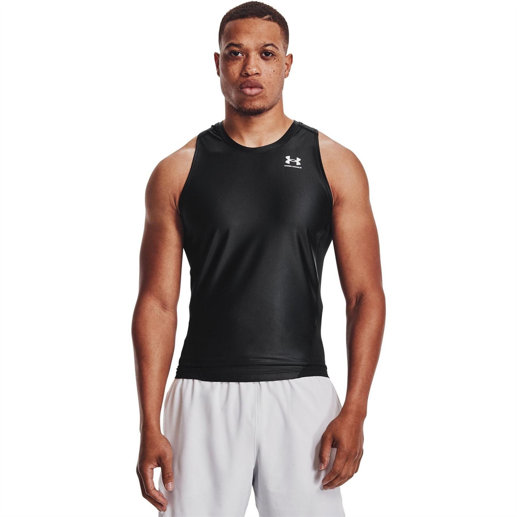 Under Armour Mens Armour Ua Hg Isochill Comp Tank Baselayer Top