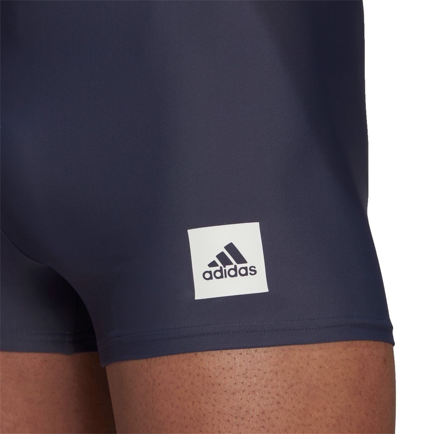 adidas Mens Solid Boxer Swim Shorts