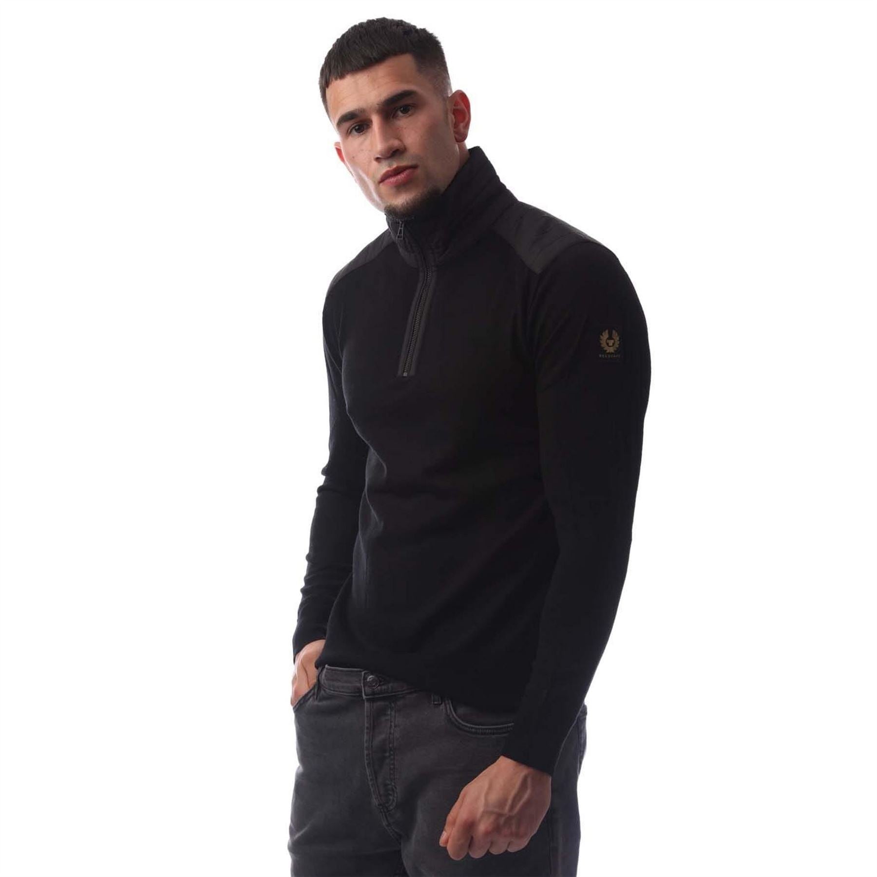 Belstaff Quarter Zip Sweatshirt