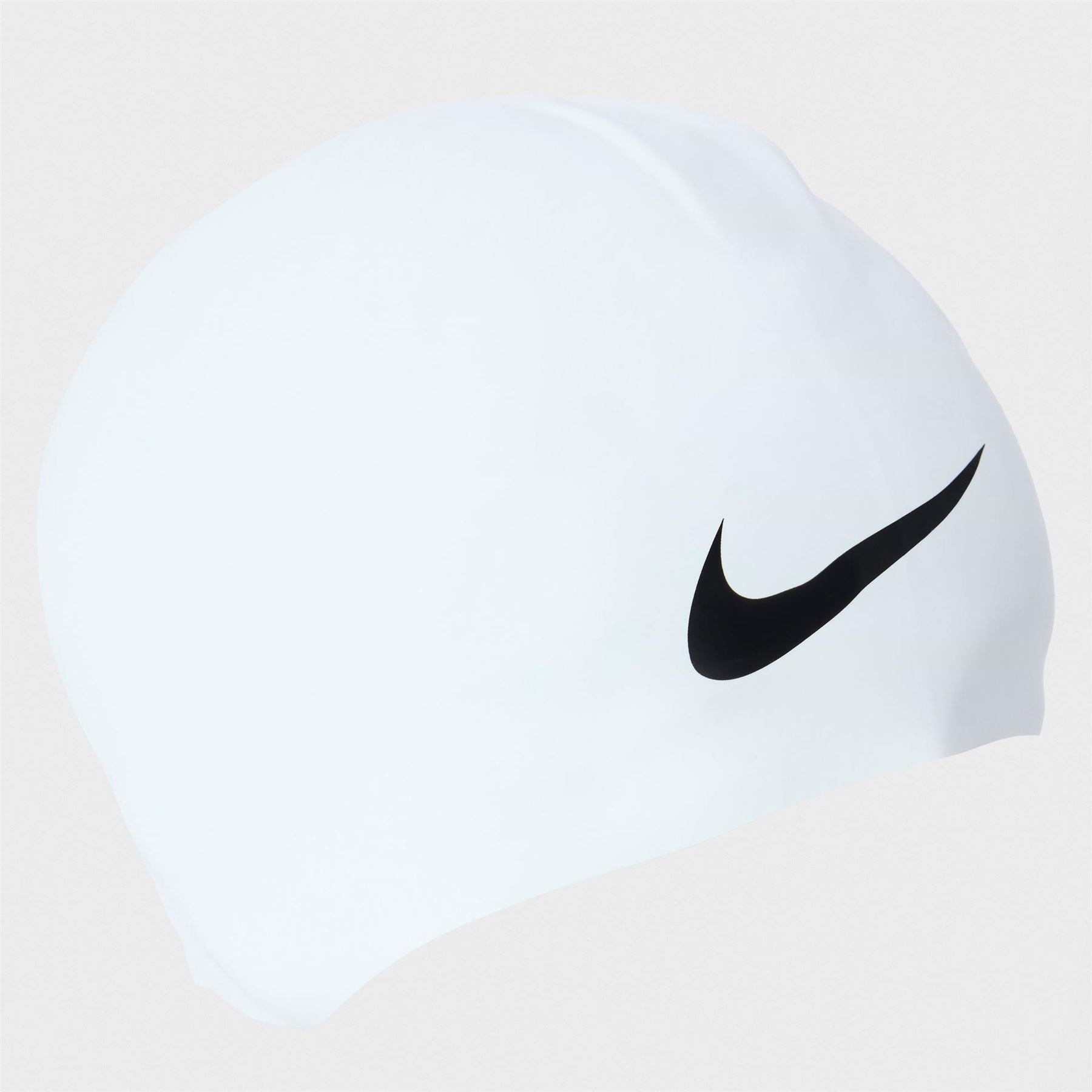 Nike Solid Patterned Logo Print Swim Cap