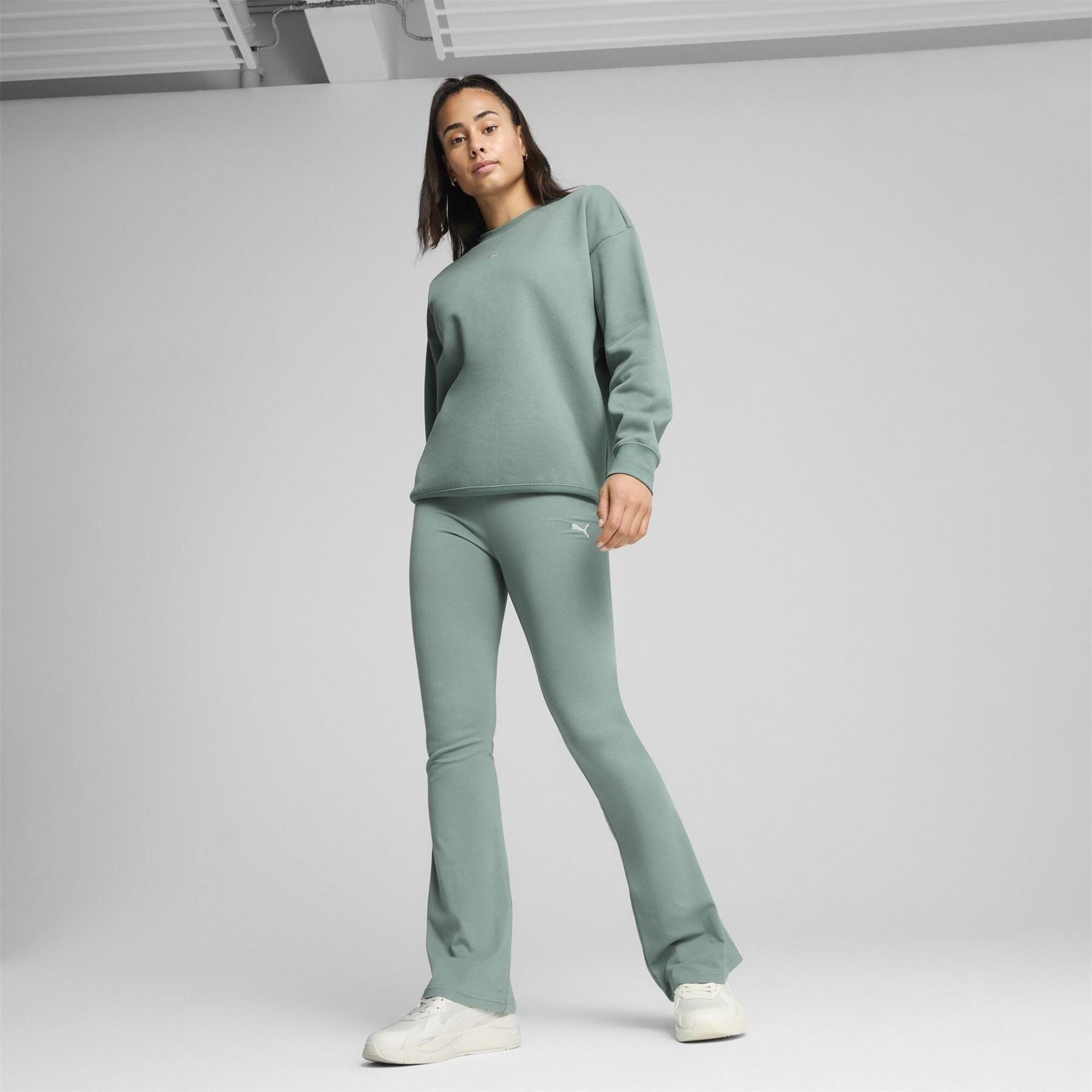 Puma Womens High Waist Flared Leggings Trousers