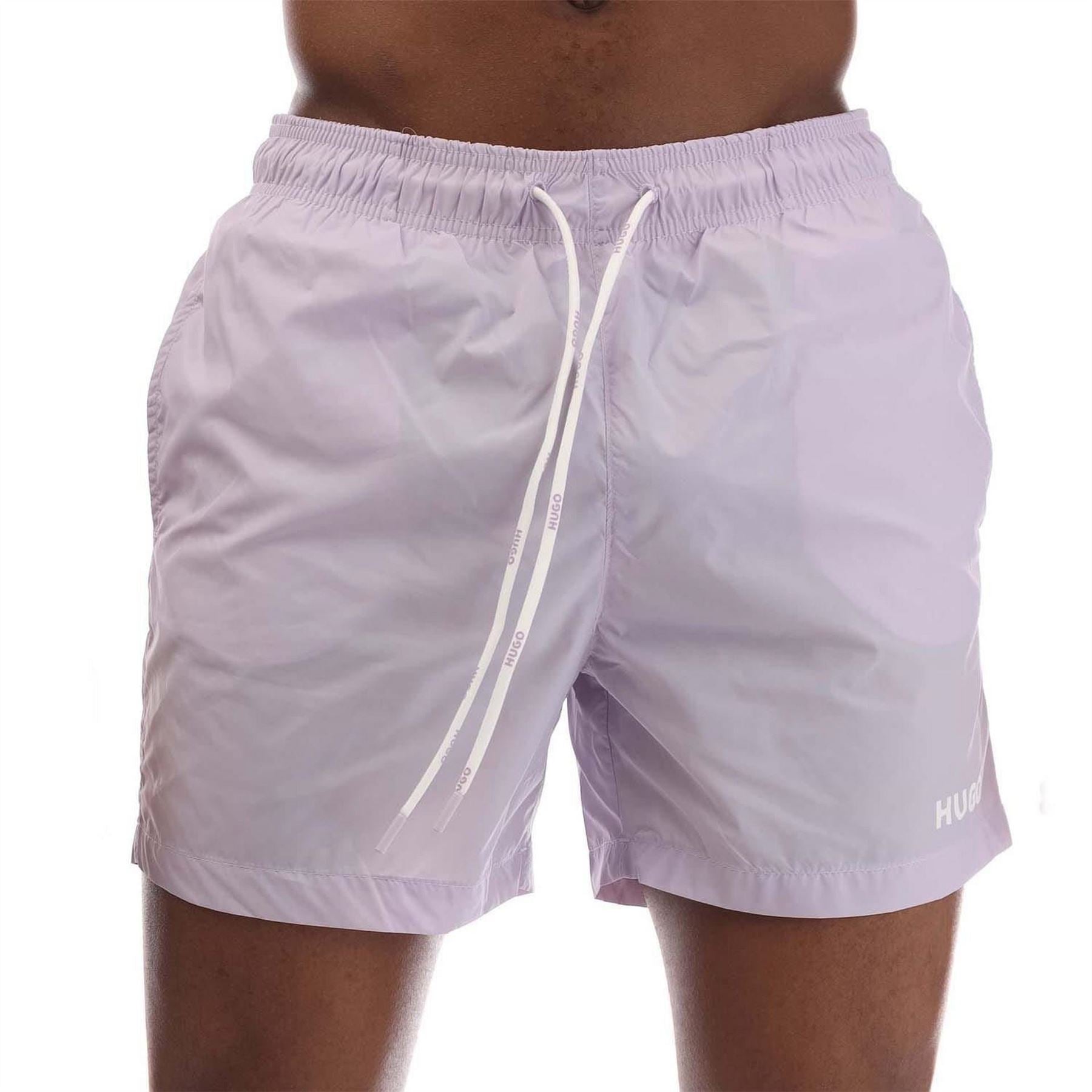 Hugo Contrast Logo Swim Shorts