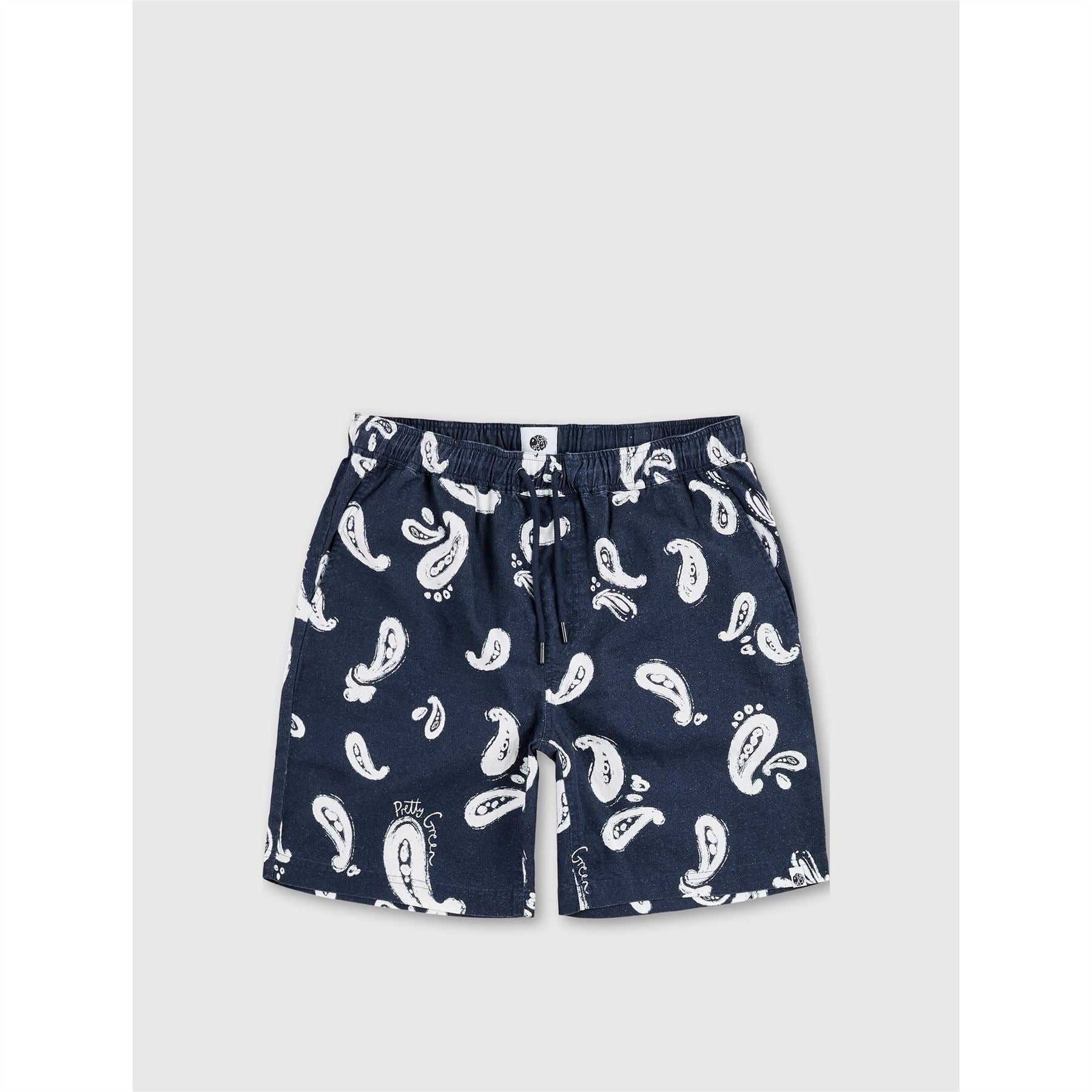 Pretty Green Widnes Paisley Bermuda Shorts