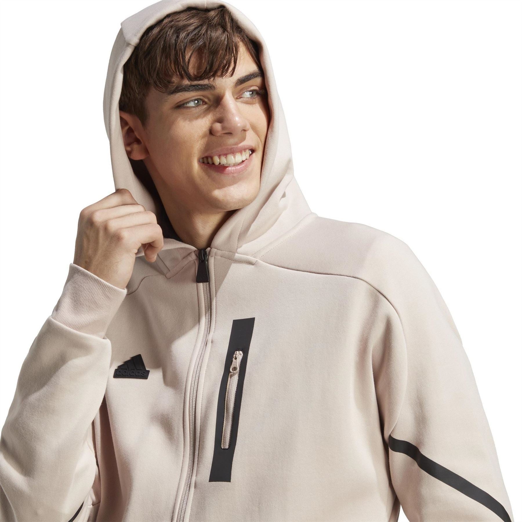 adidas Mens Full Zip Hoodie