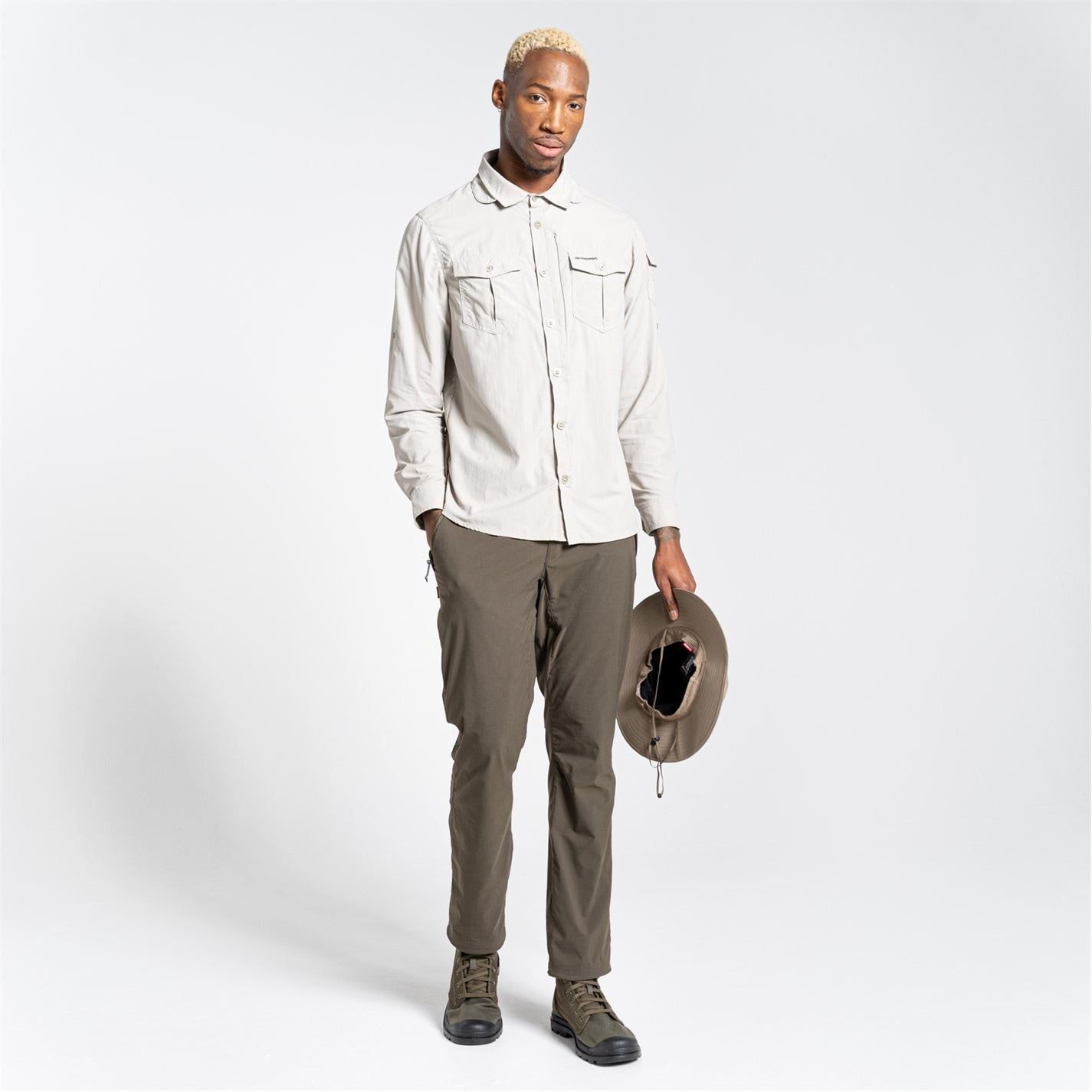 Craghoppers Regular Fit Long Sleeve Cuff Shirt