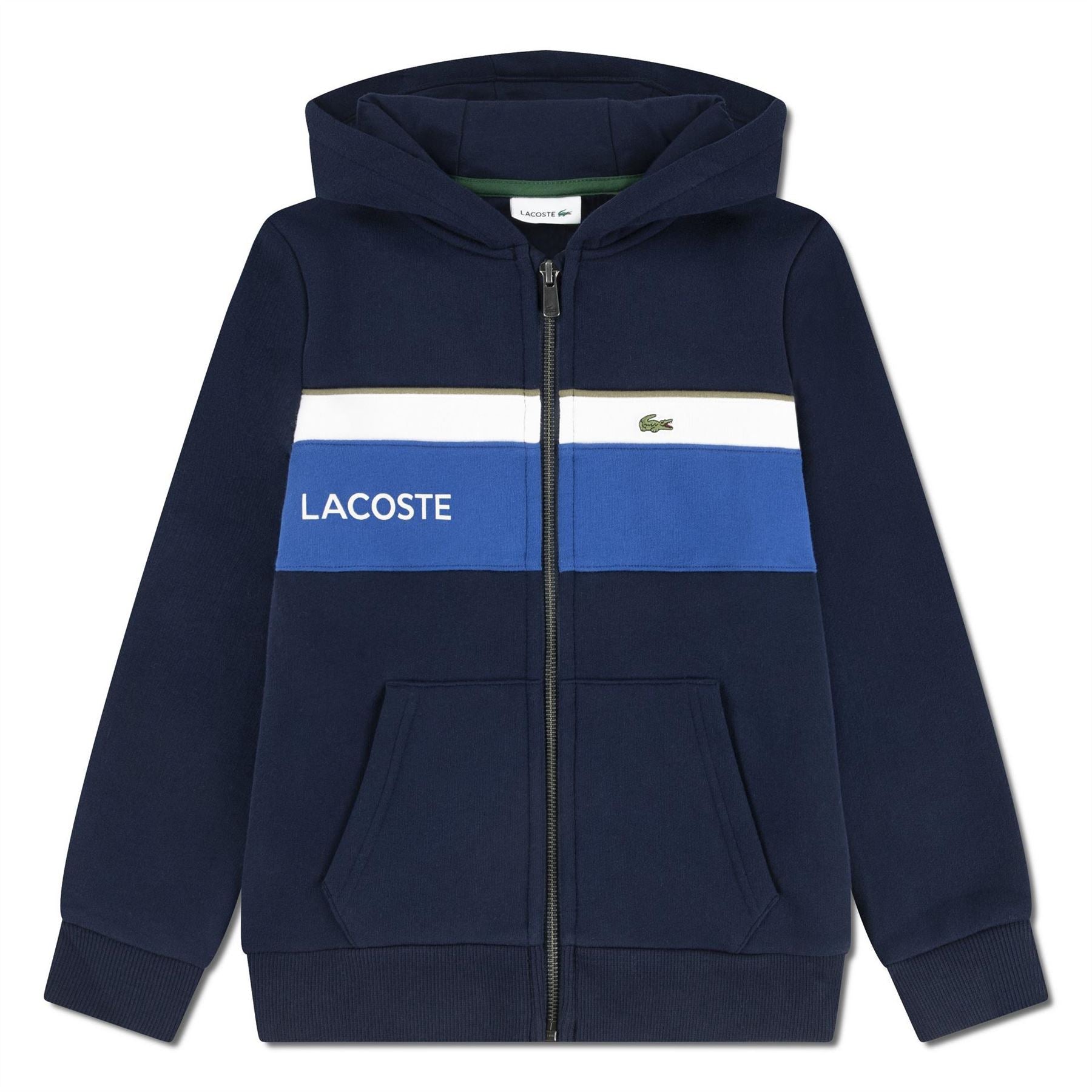 Lacoste Block Zipullover Hoody