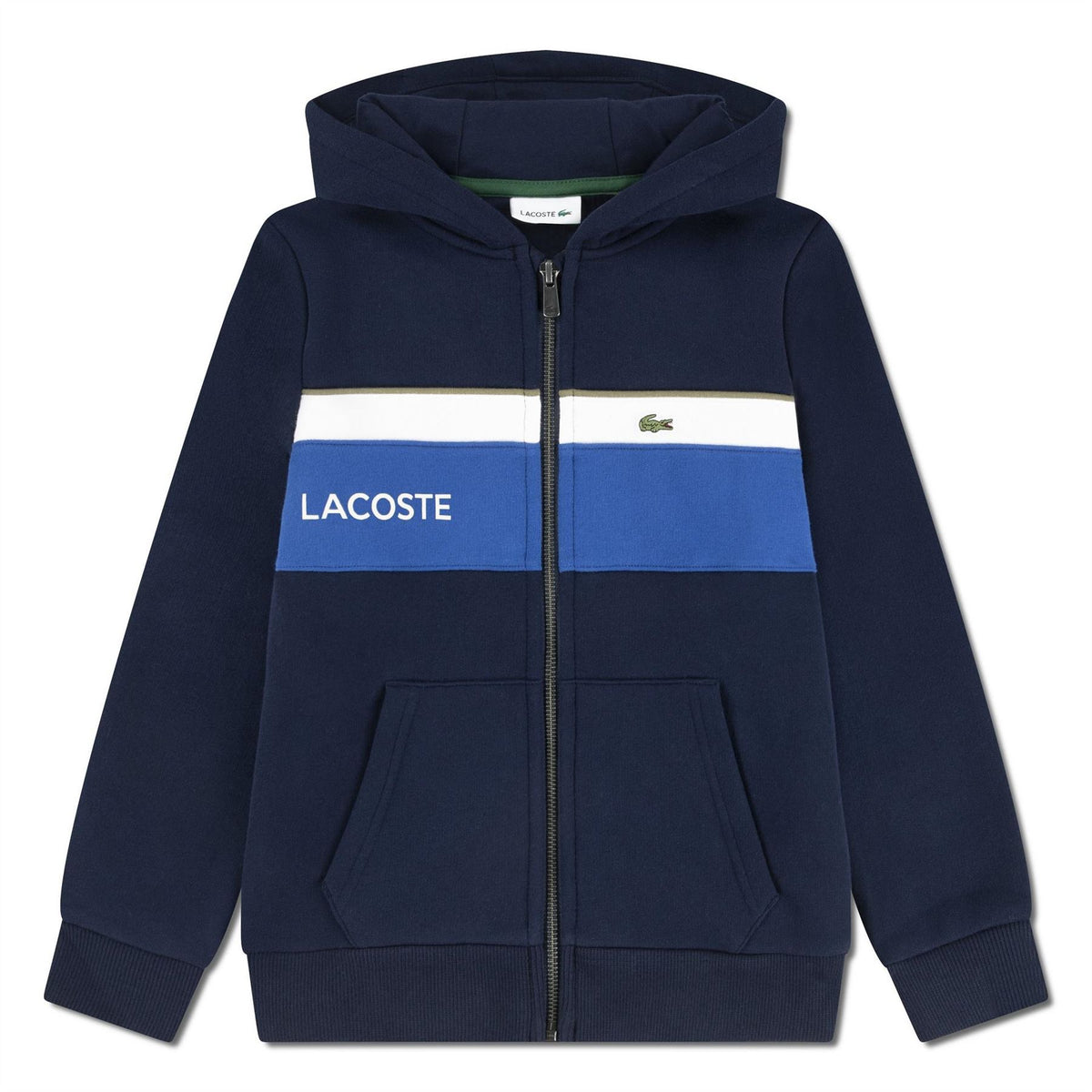 Lacoste Block Zipullover Hoody