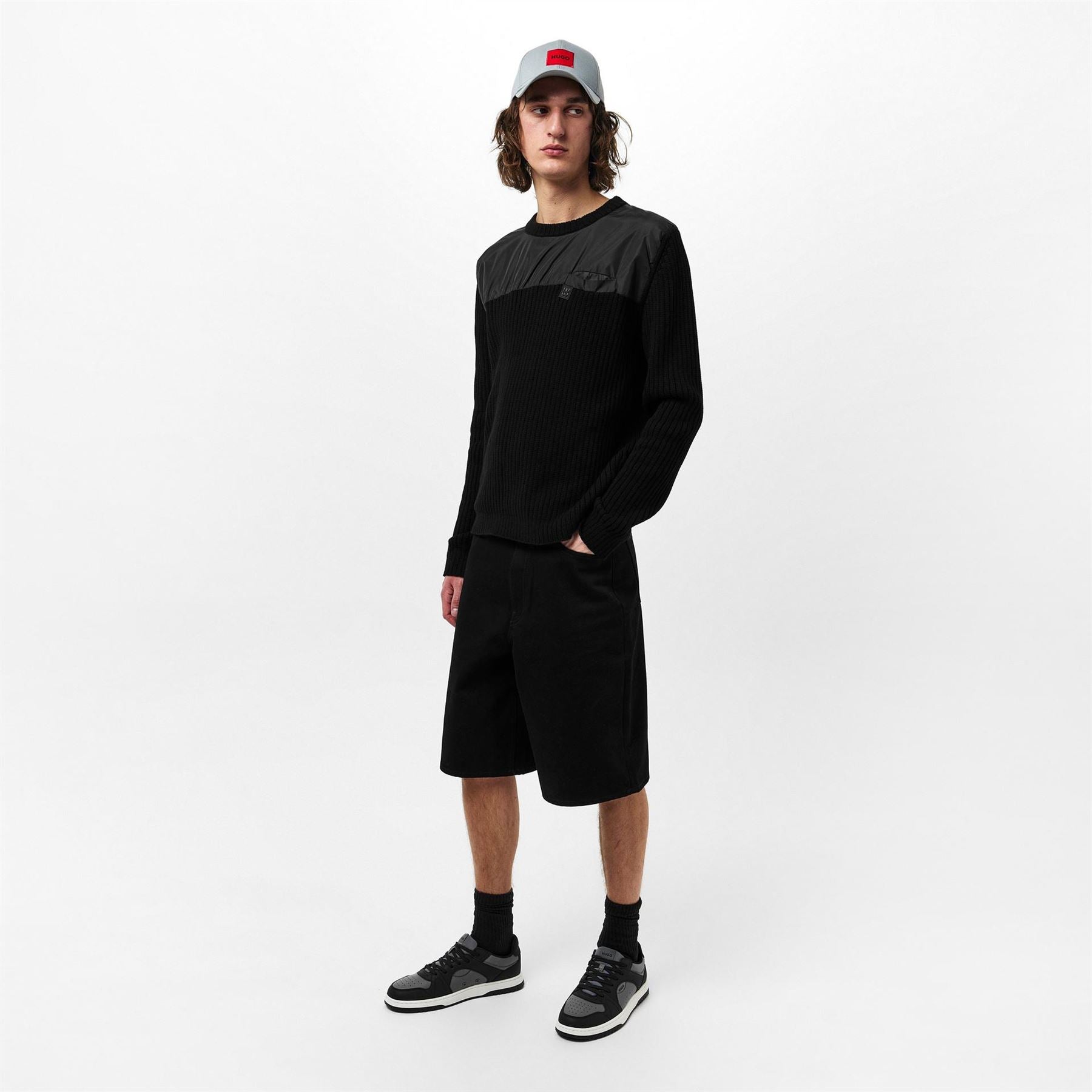 Hugo Low Top Flat Heel Sneakers