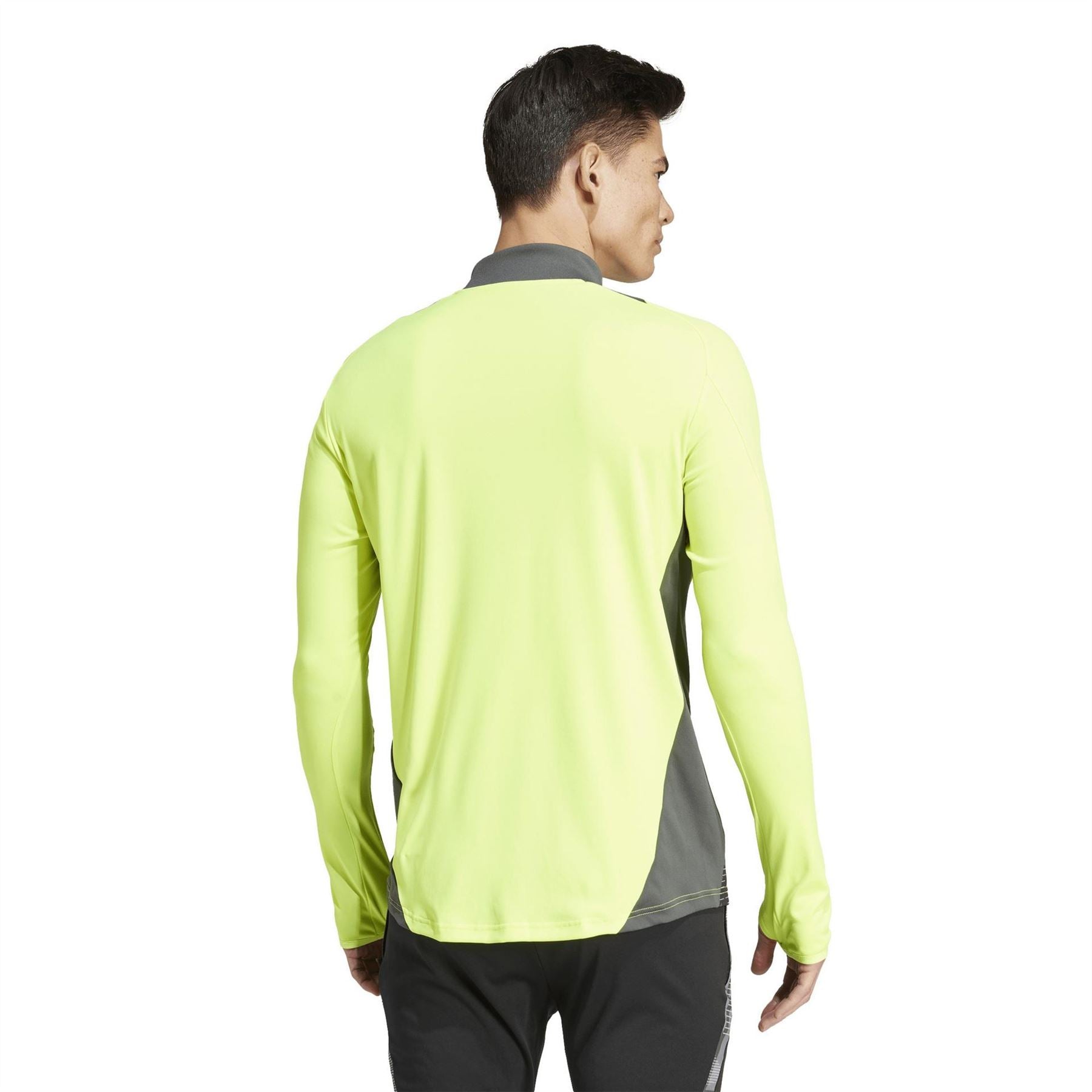 adidas Tiro24 Zip Neck Band Collar Long Sleeve Athletic Top