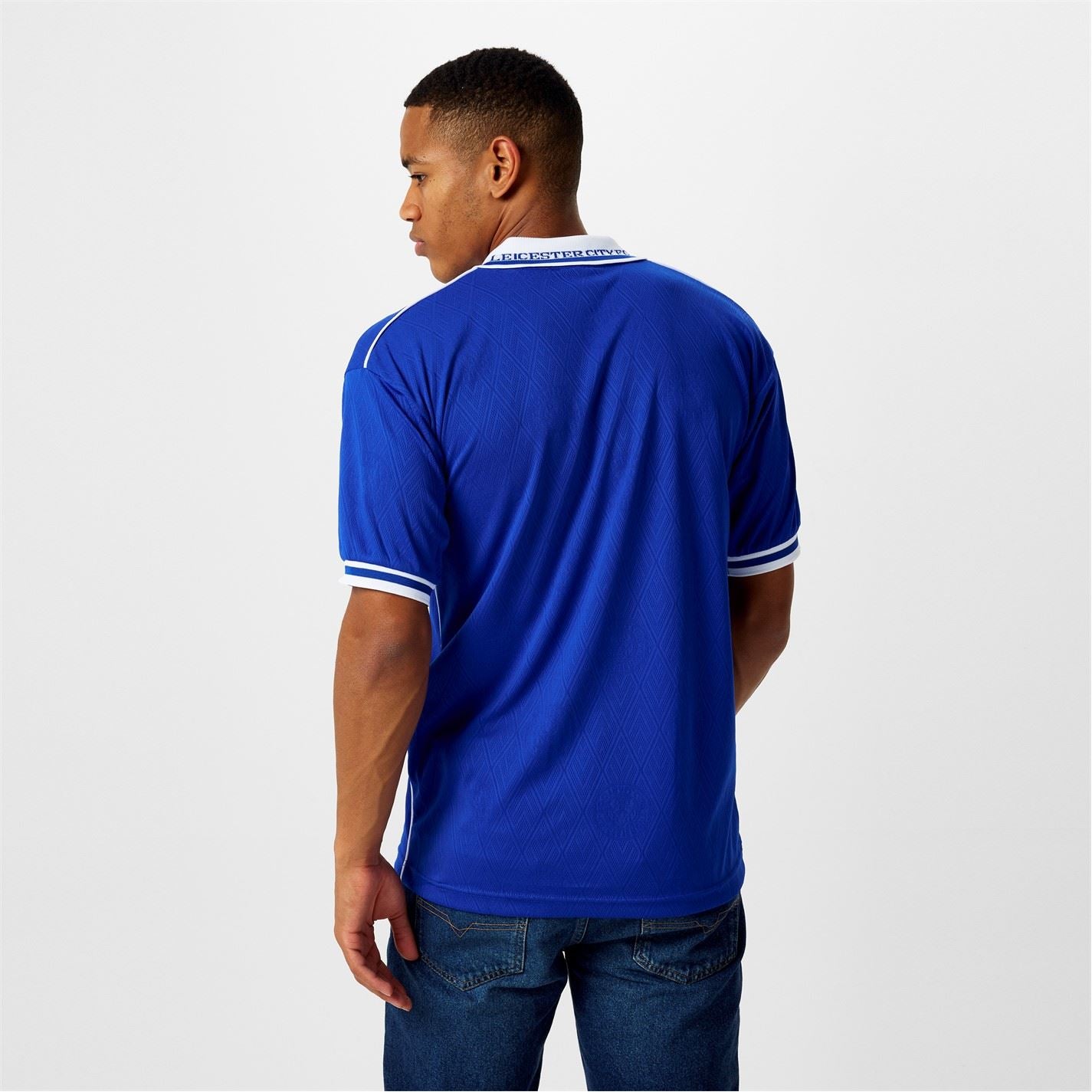 Score Draw Leicester City Home Shirt 2000 Adults