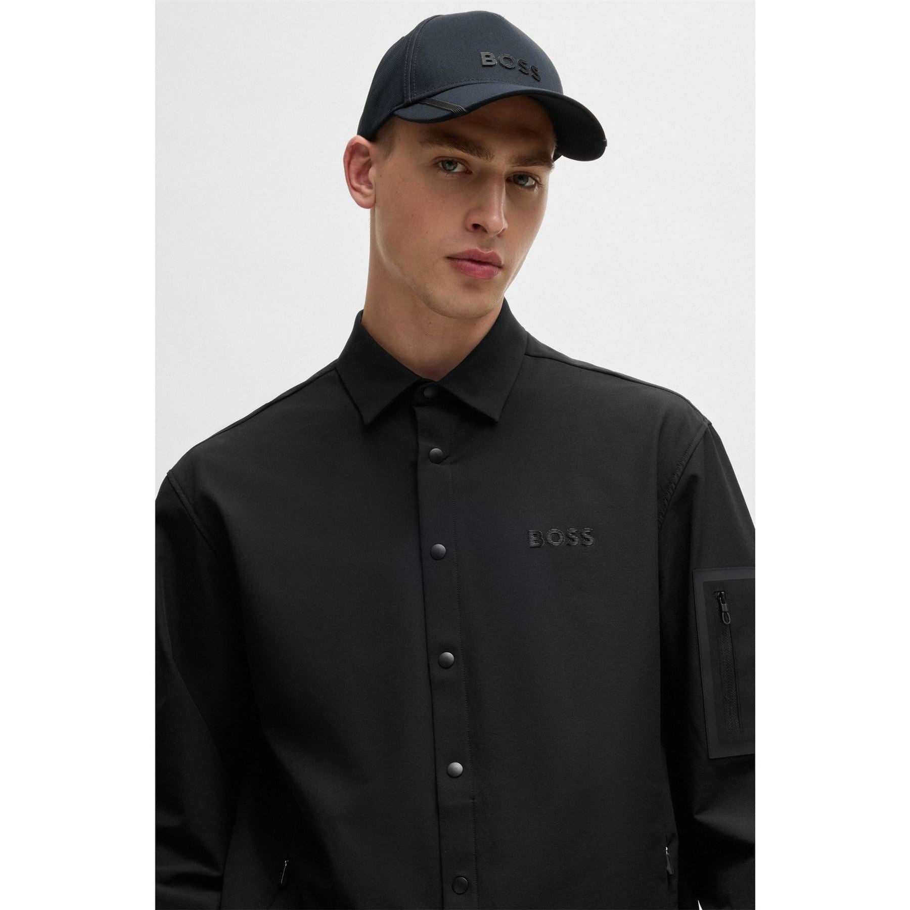 Boss Lite Plain Water Repellent 4 Way Stretch Long Sleeve Shirt