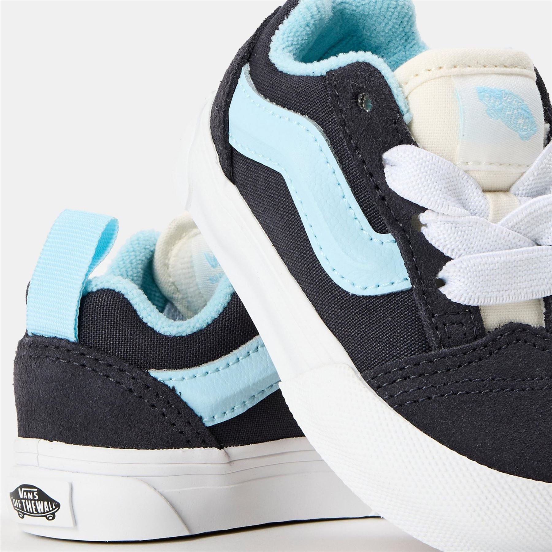 Vans Kids Knu Skool Elastic Lace Retro Sport Canvasas Trainers