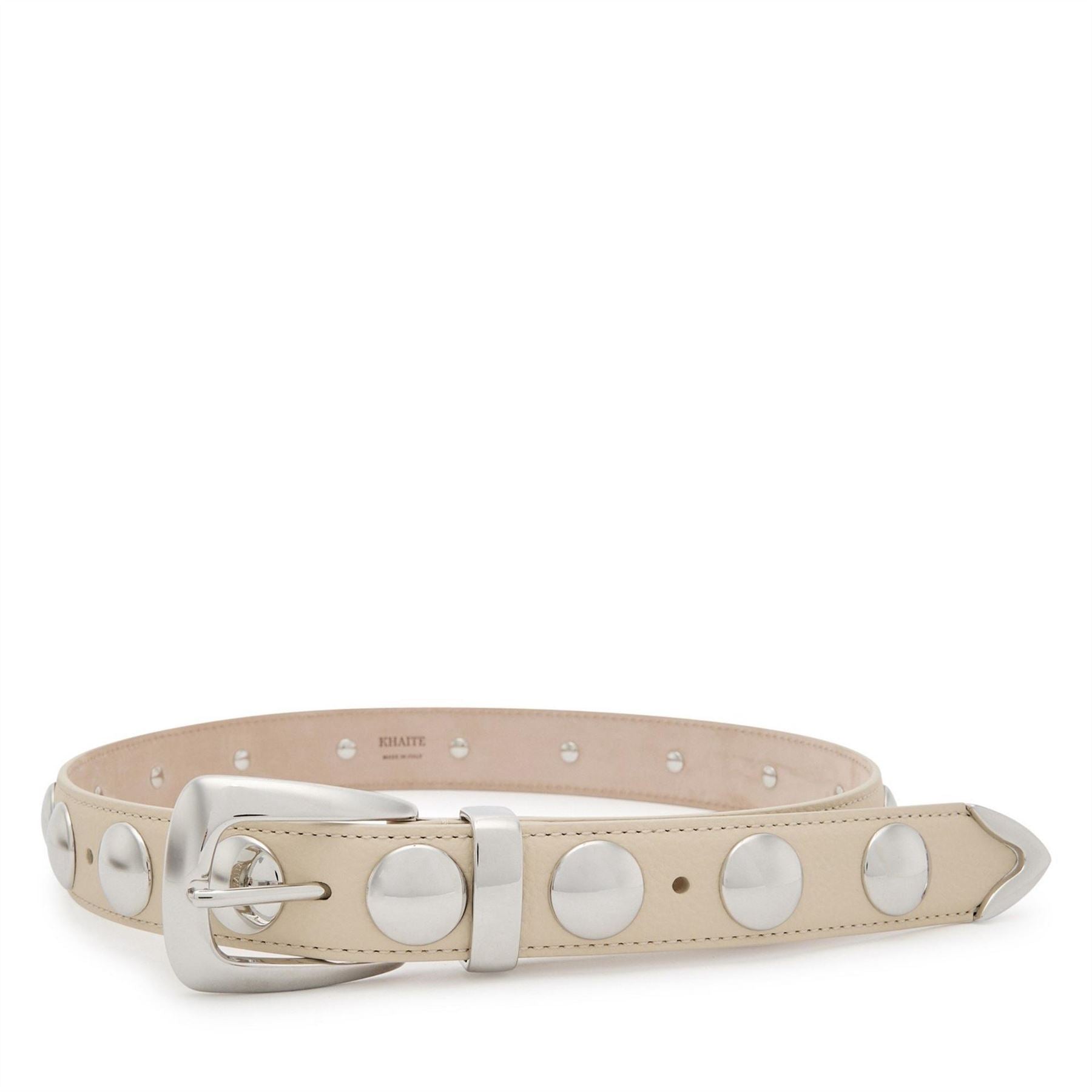 Khaite Belt With Studs   Silver