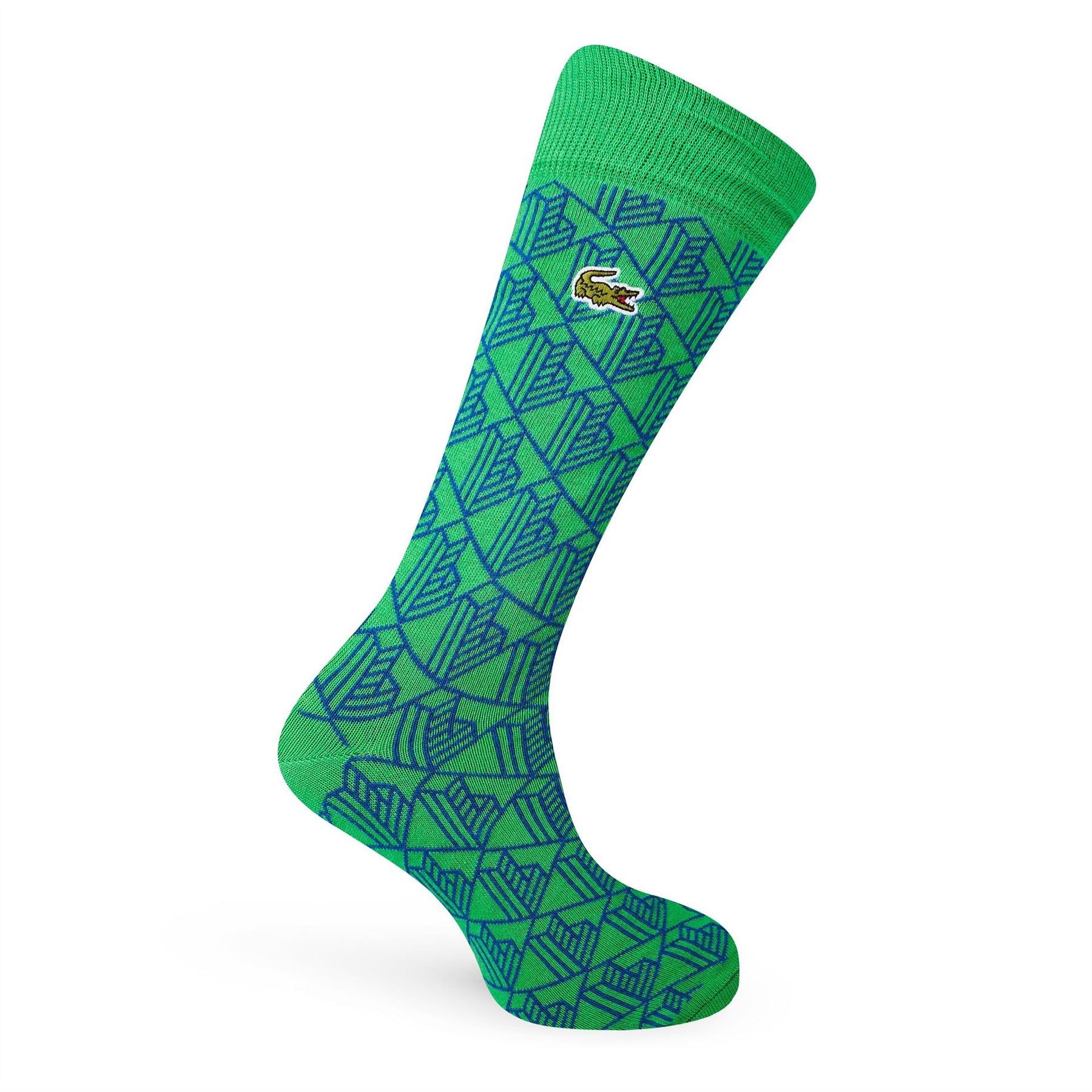 Lacoste Pack  Monogram Jacquard Socks