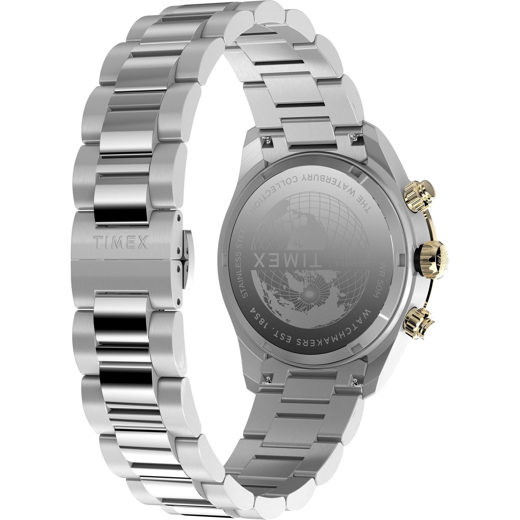 Timex Analogue Steel Bracelet Strap Watch
