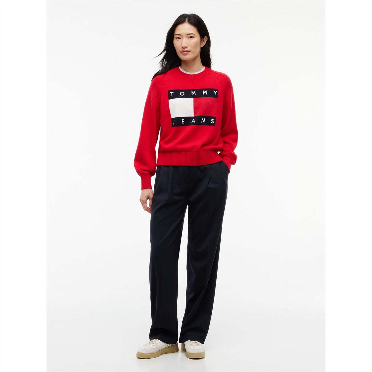 Tommy Jeans Lg Flag Knit Ld64