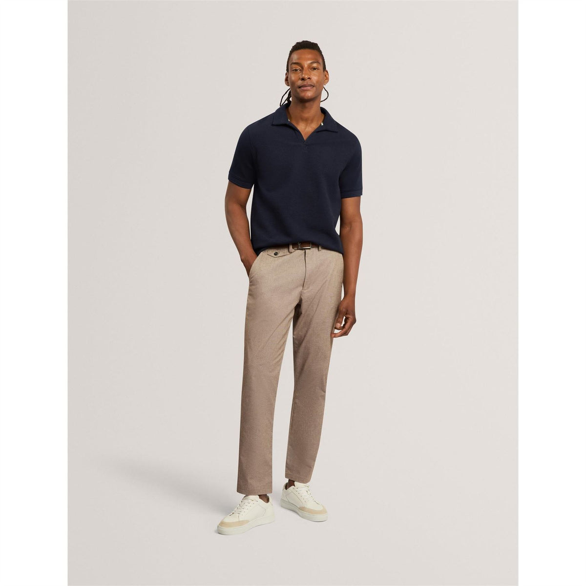 Ted Baker Waffle Short Sleeve Polo Shirt