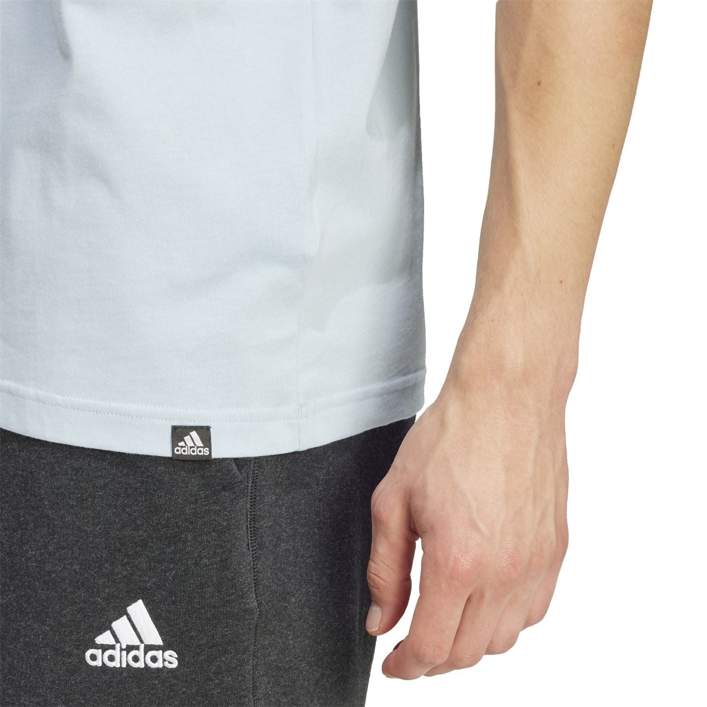 adidas Mens Essentials Single Jersey Logo T-Shirt