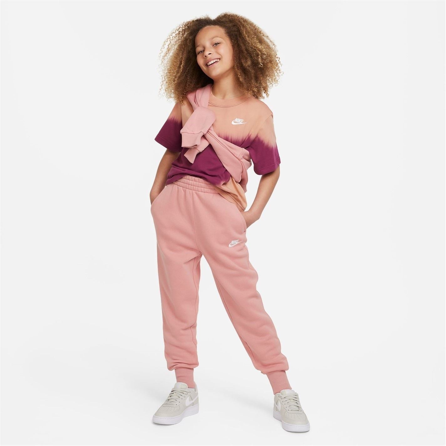 Nike Girls Fundamentals Fleece Jogging Bottoms
