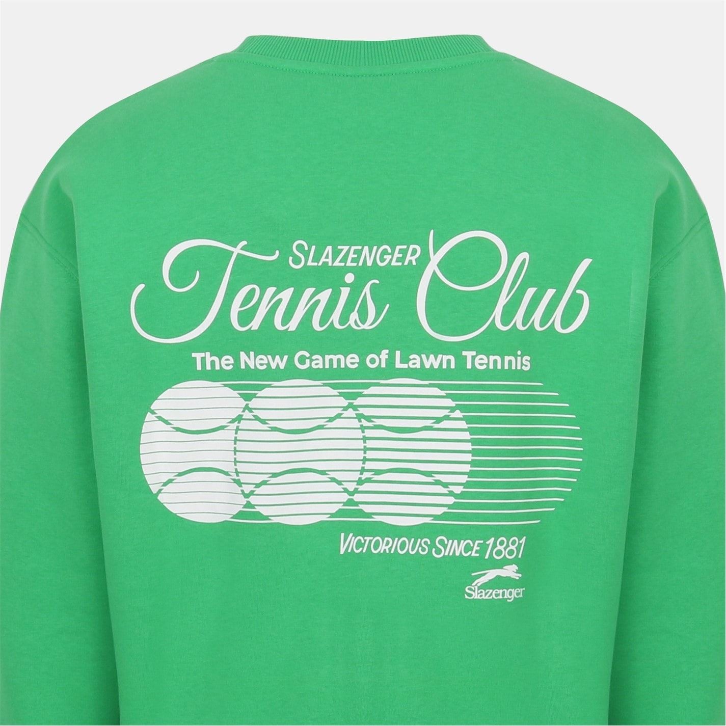 Slazenger Tennis Club Crew Neck Long Sleeve Sweatshirt