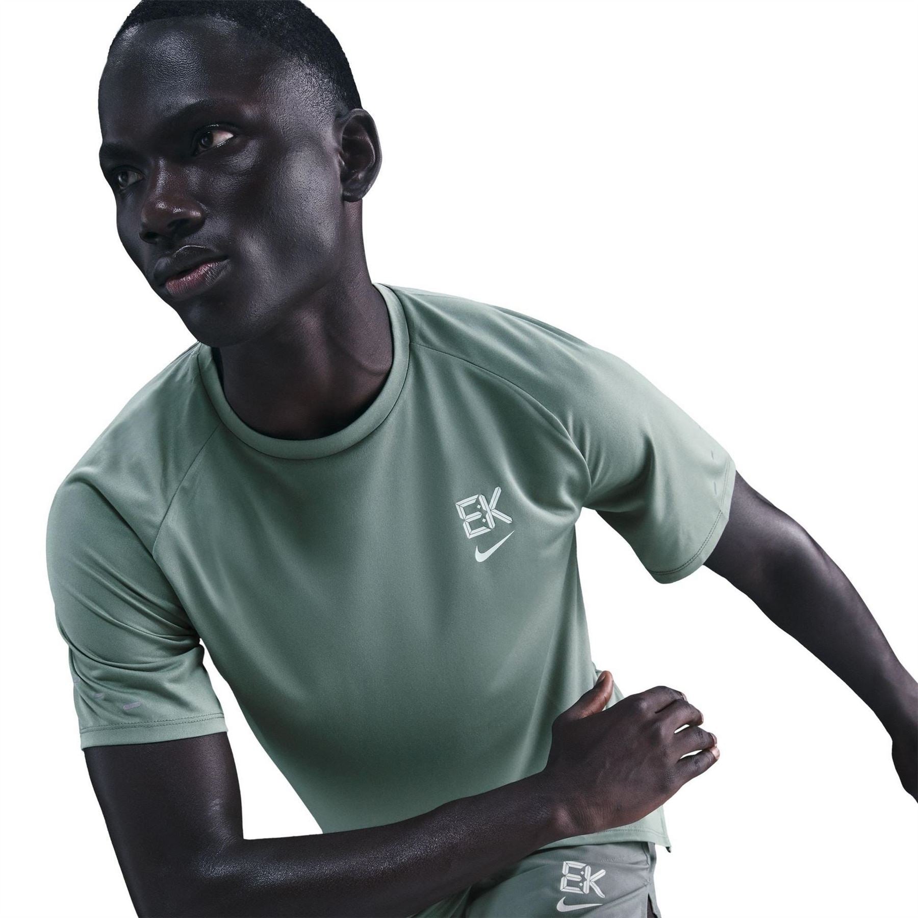 Nike Stride Crew Neck Raglan Sleeve Jersey T-Shirt